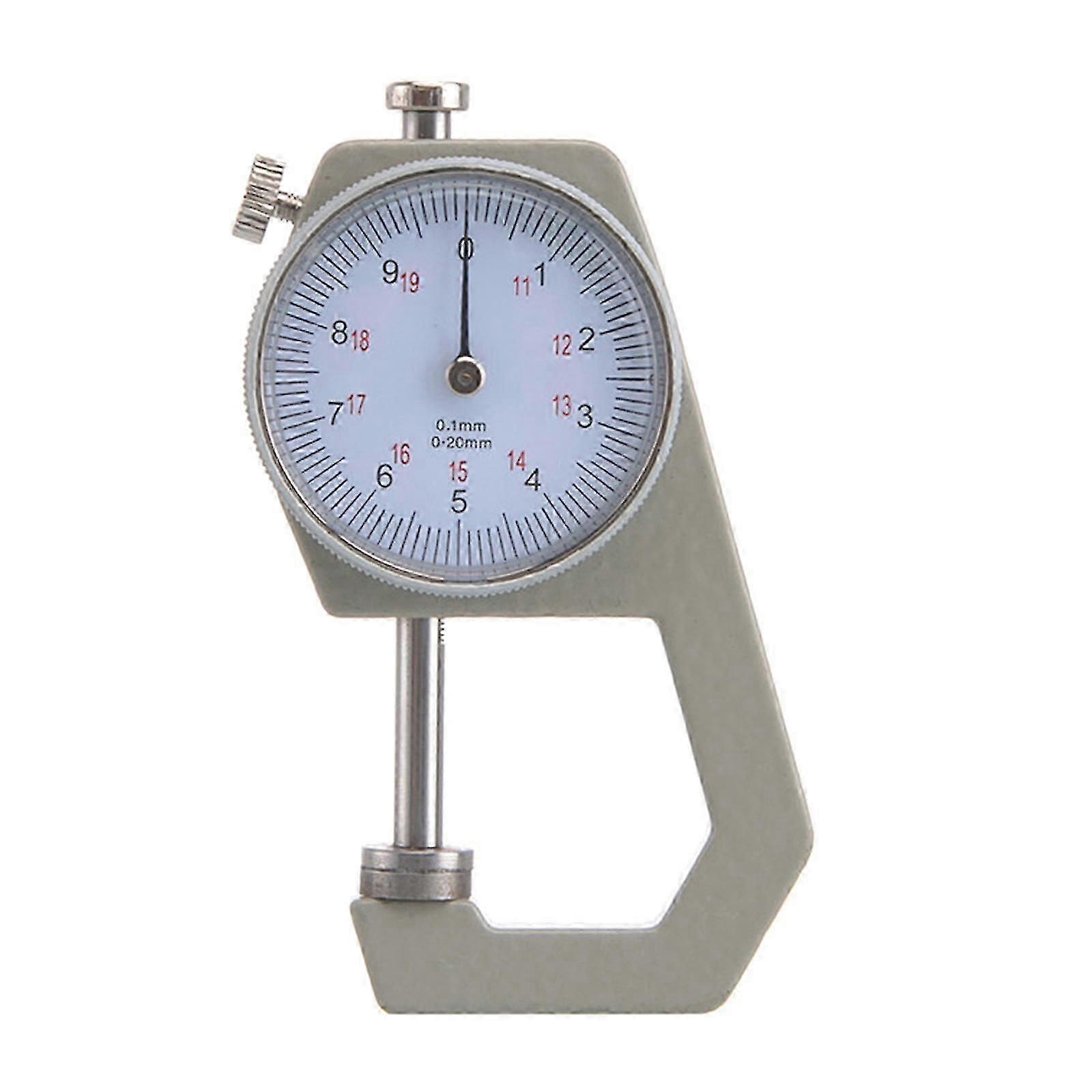 Handheld Thickness Gauge 0~20mm Range Measuring Tool Measuring Paper Leather