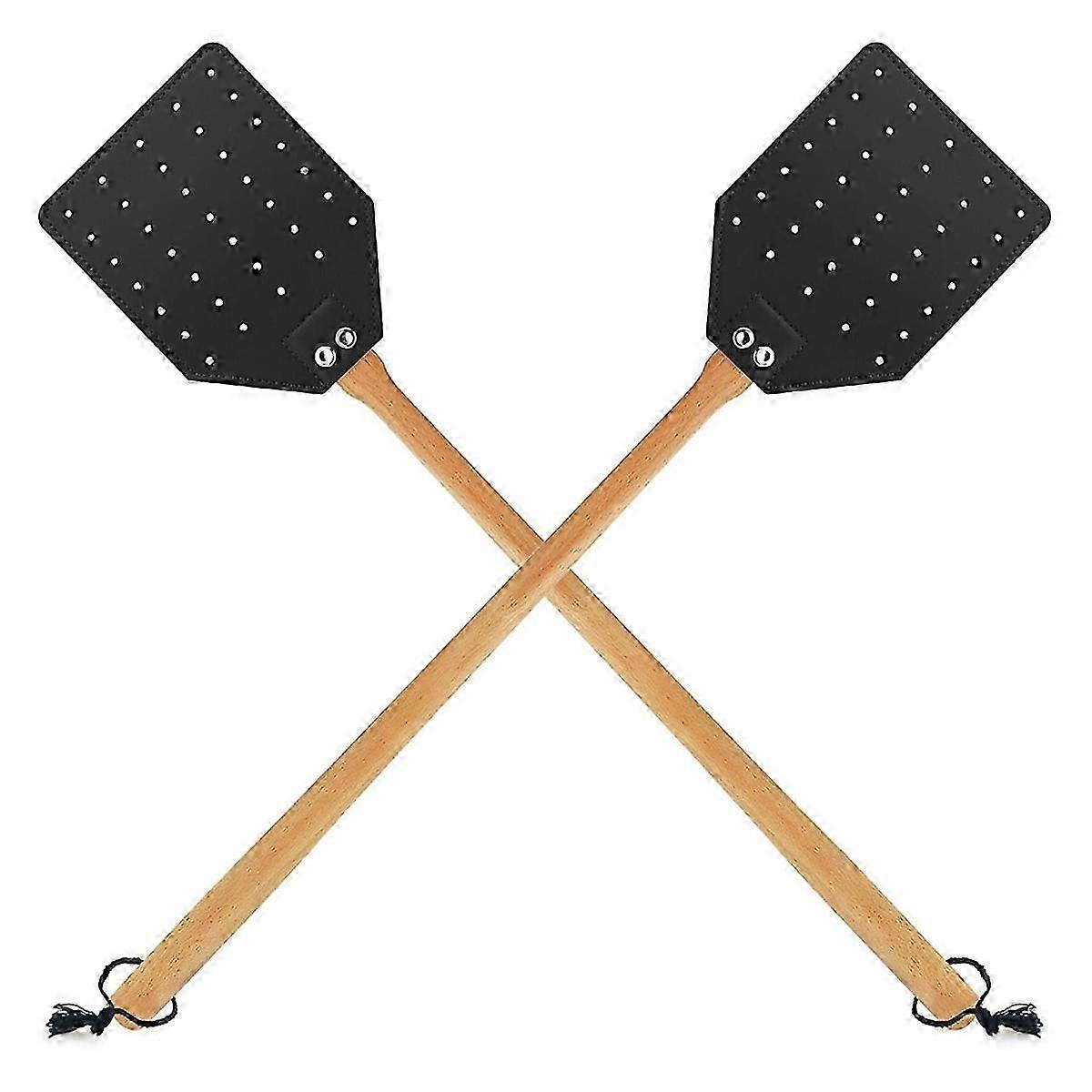 室内/室外皮革苍蝇拍，Duty Flyswatter