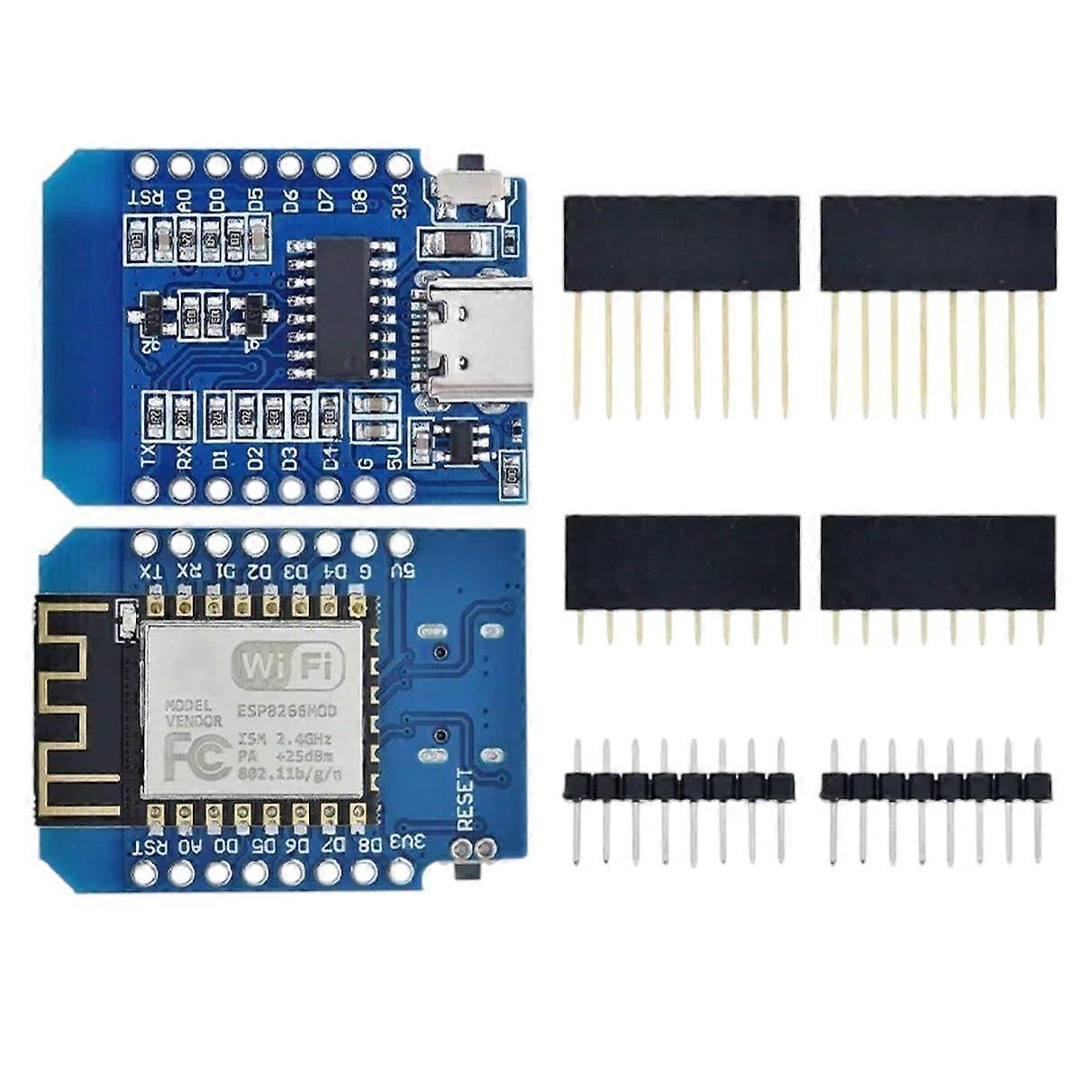 D1 ESP12F WeMos Mini Pro V3.0 NodeMCU WiFi Module 4MB/16MB Lua Internet of Things Compatible with Type-C