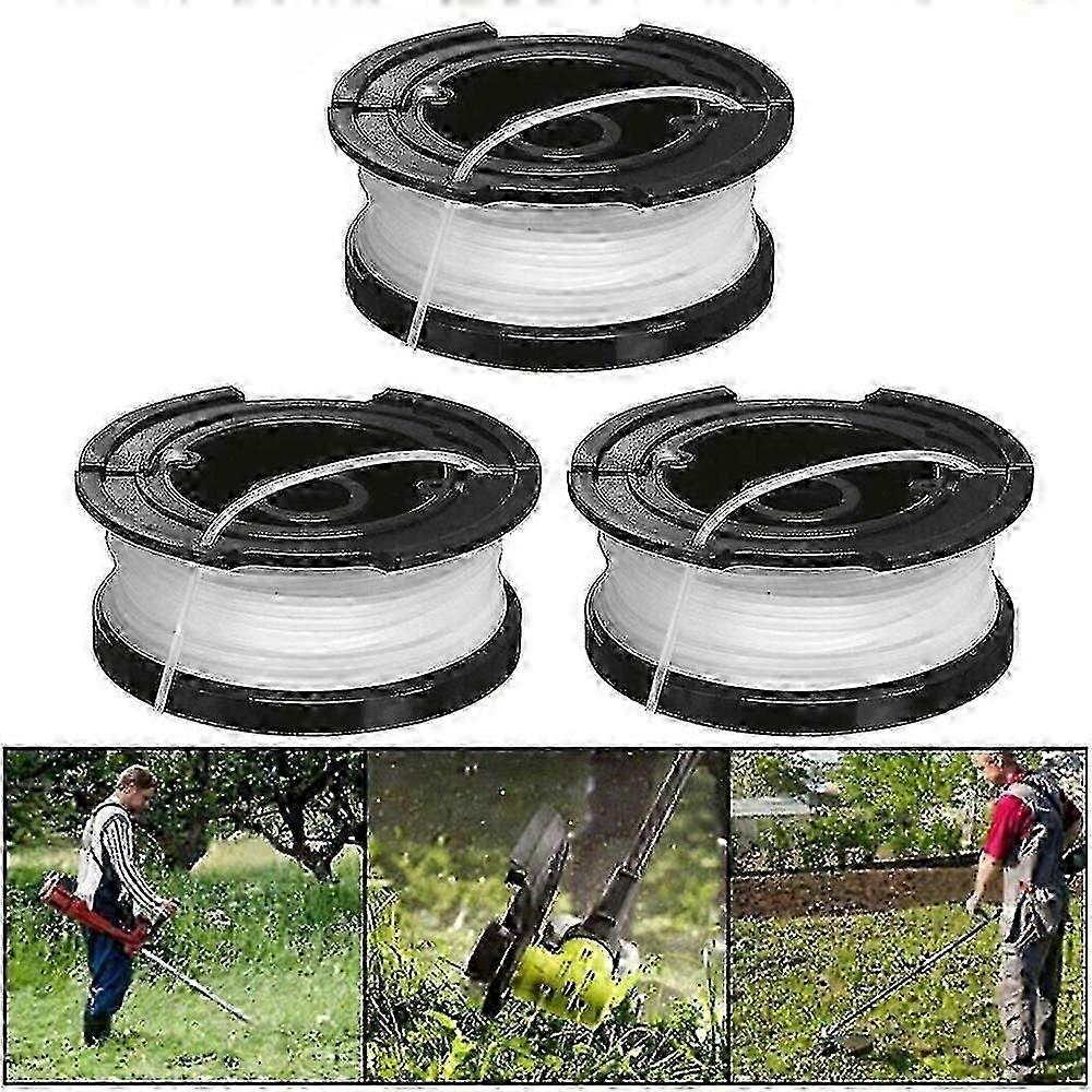 For Black & Decker Strimmer Spool & Line A6481 X3 For Reflex Strimmer Trimmer
