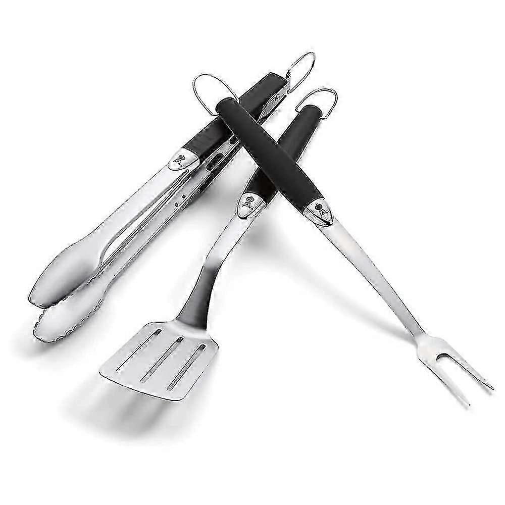 Grill Tongs 6630 3pc Ss Tool Set Camping Grill