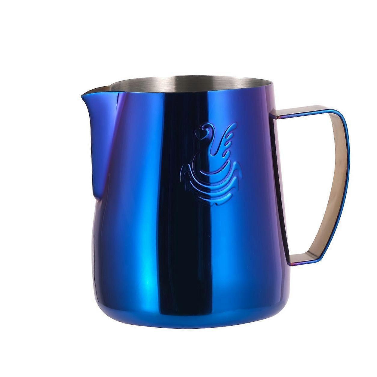 400Ml Stainless Steel Milk Frothing Cup Coffee Pitcher Cream Maker Barista Craft Espresso Latte Art Jug for Home,B