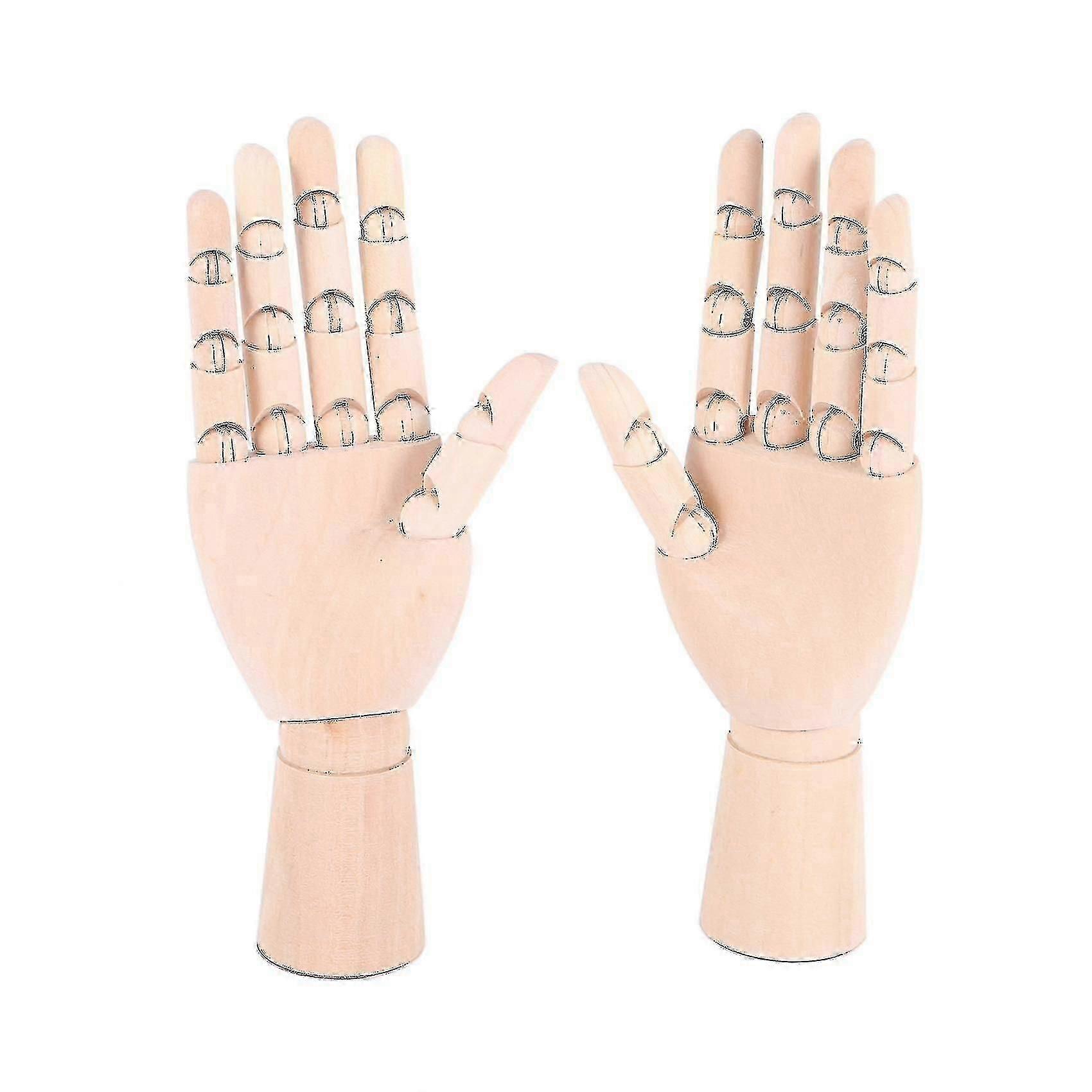 7inch Wooden Opposable Left/right Hand Manikin (left+right Hand)
