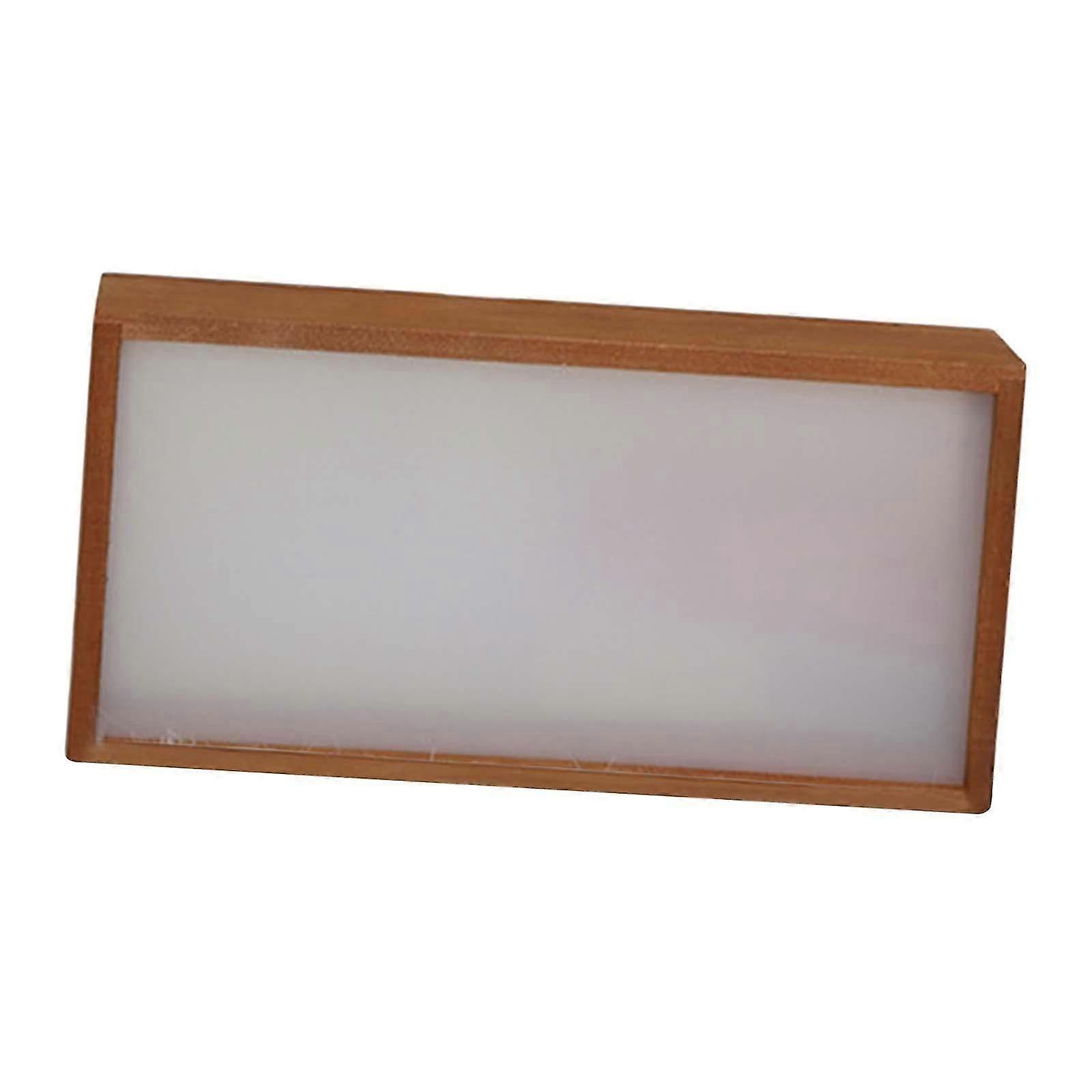 Wooden Shadow Box Frame with Light Picture Frame Collection Decorative Deep Showcase Display Case for Wedding Bouquet Artwork