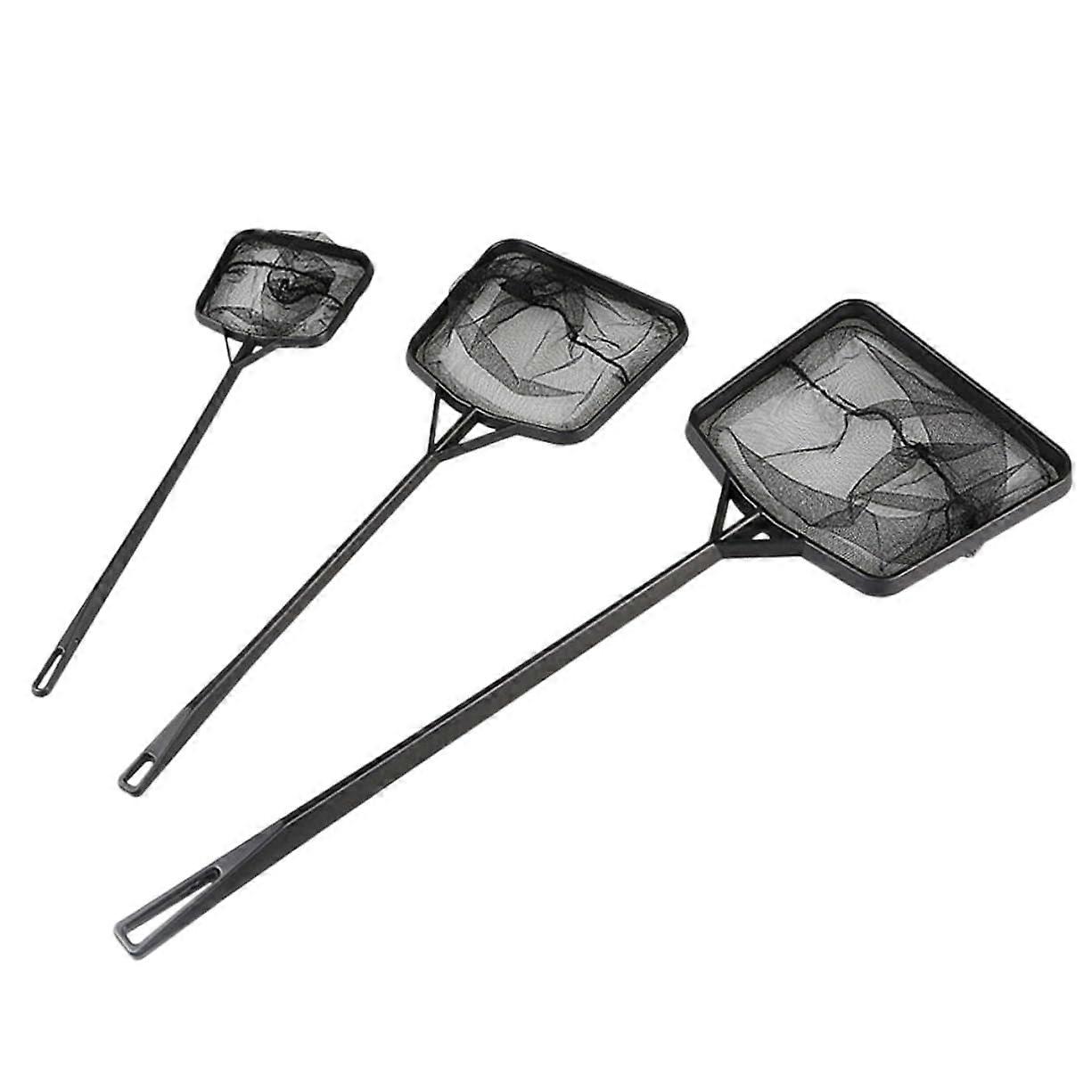 Net for Fishing 3 Pcs Fish Net Long Handle Soft Mesh Safe for Fish for Family