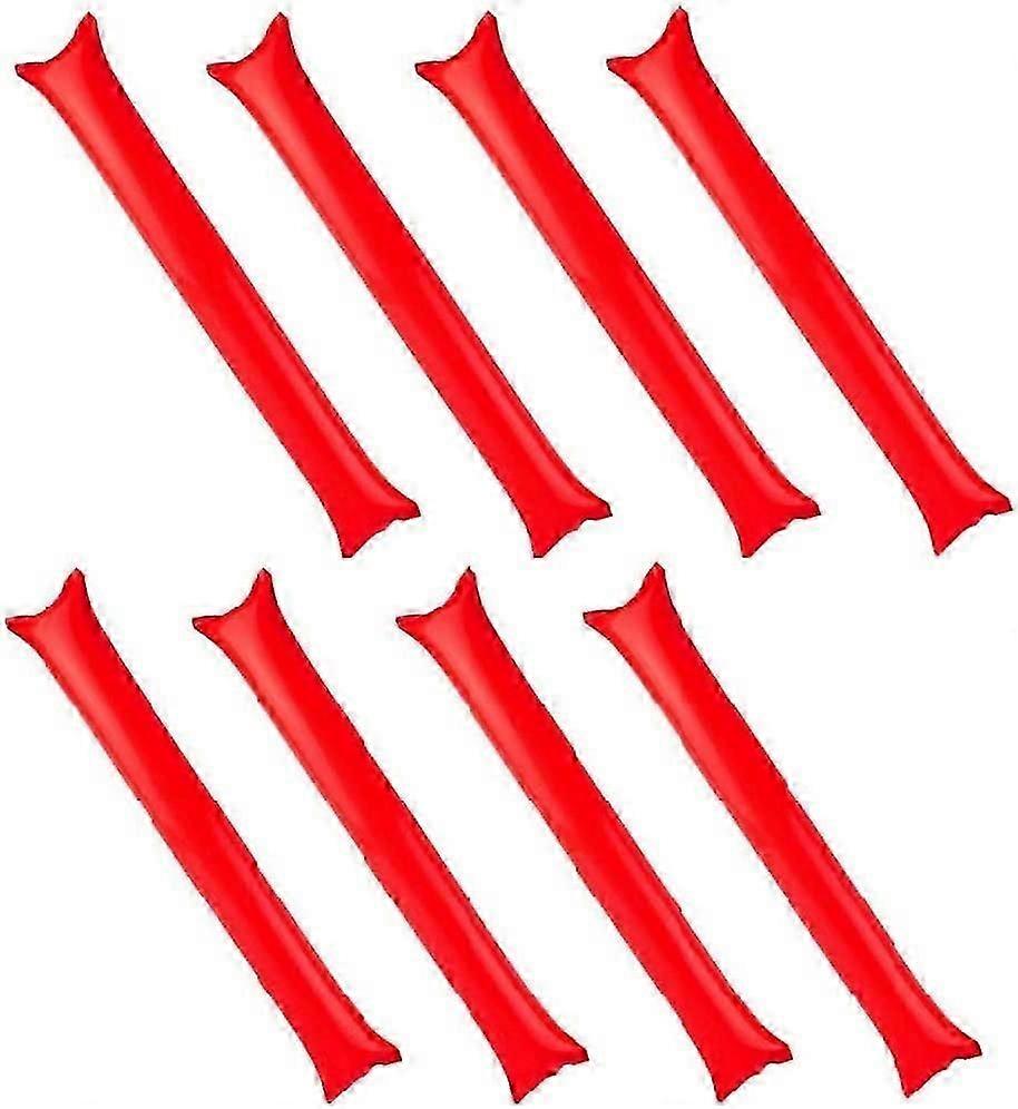 100packs Bamthunder Sticks Inflatable Stadium Noisemakers Cheer Sticks Blow Bar Inflatable Boom Sticks