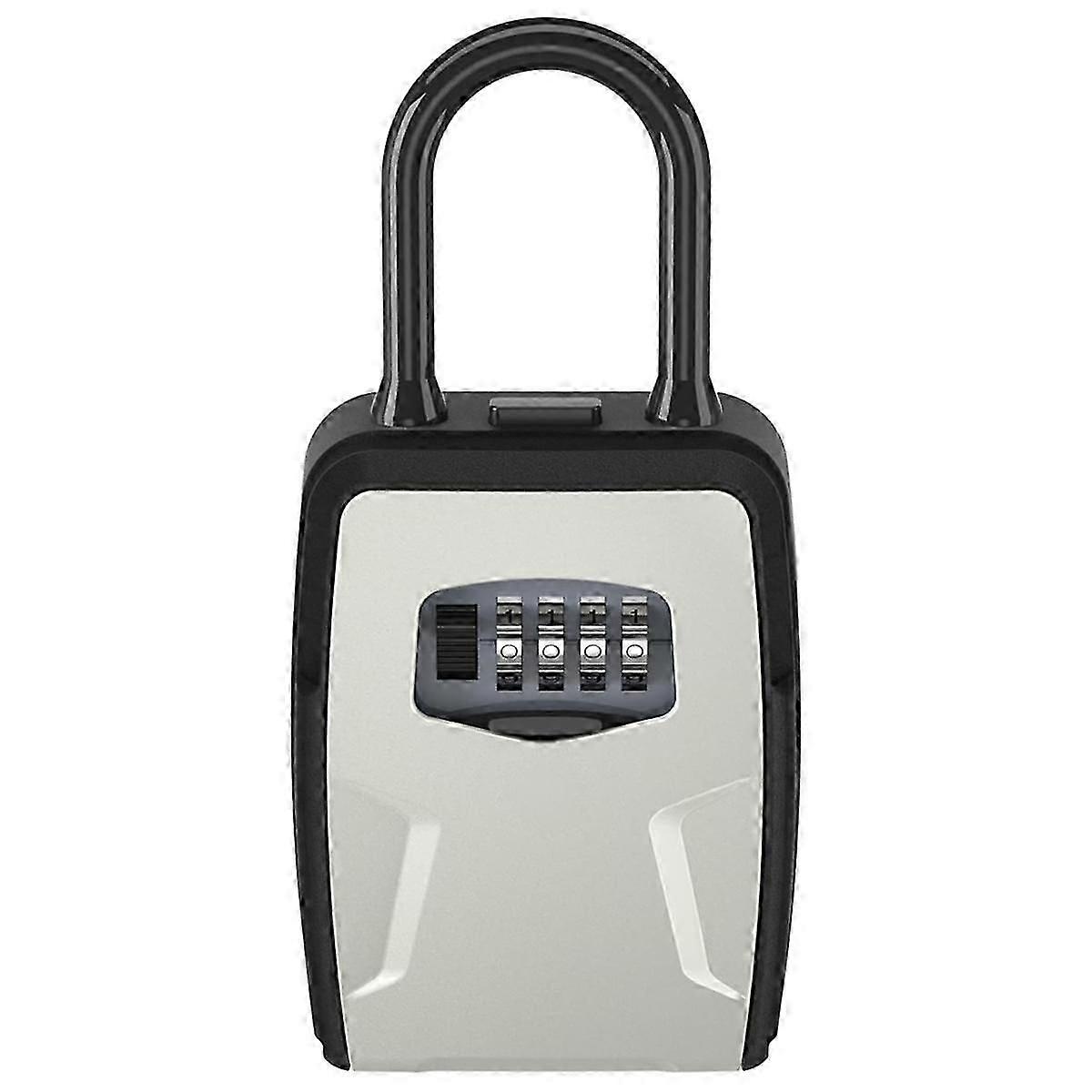 Key Safe Box Wall Mounted Key Lock Safe Box 4 Digit Combination Key Box Code Key Security Box Key Safe Storage Box