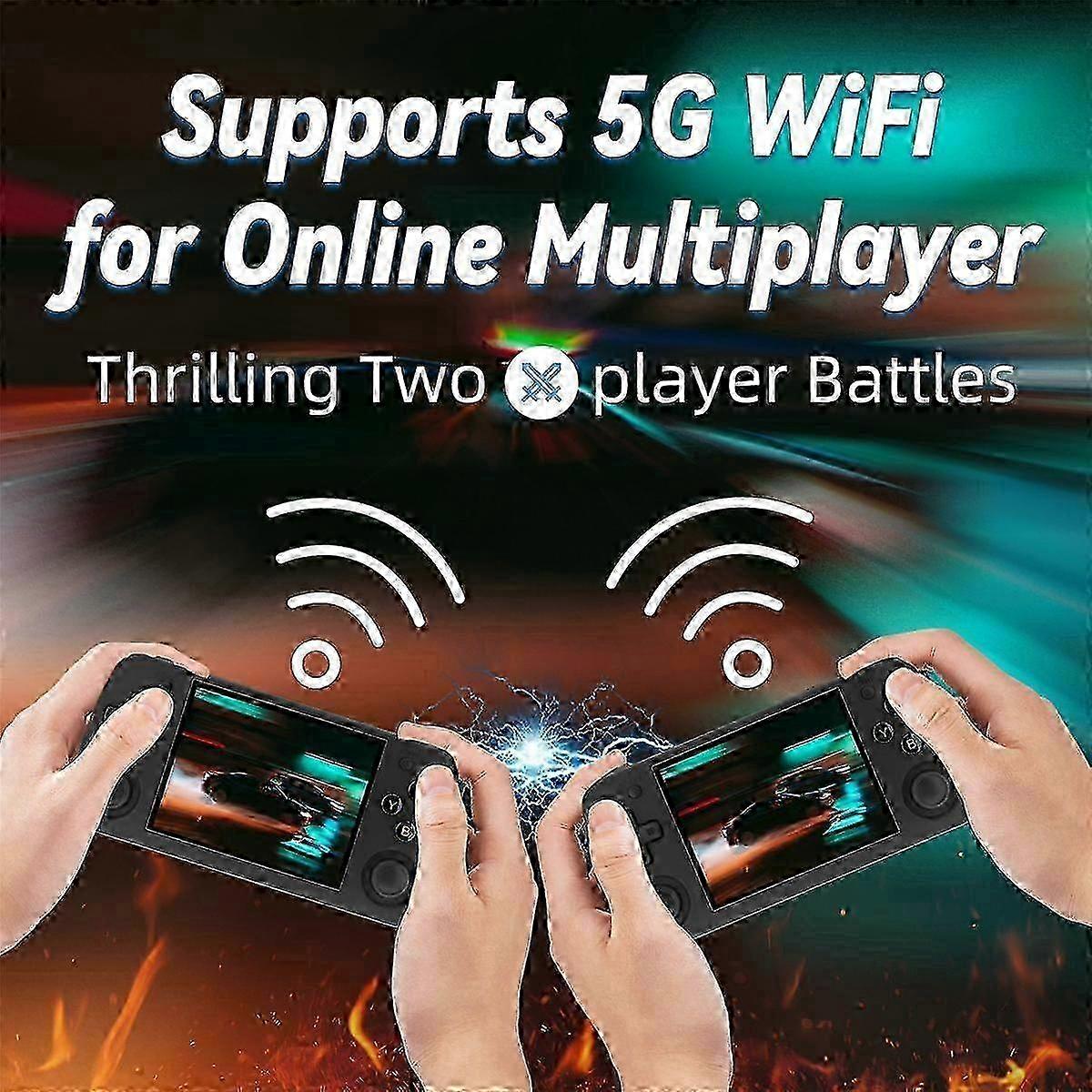 Rg35xx H Retro Game Console 64g H700 Retro Video Player Support Wireless/wired Controller 5g Wifi H Jn