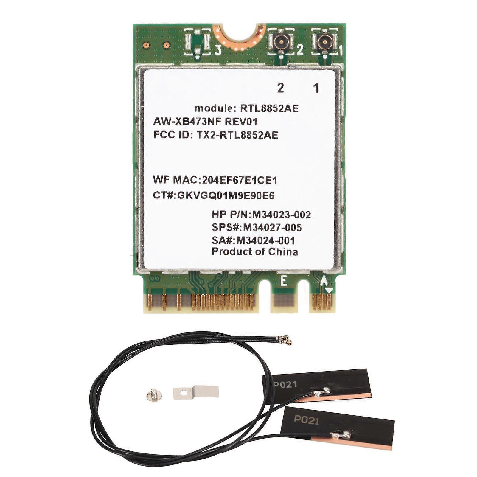 WiFi6 574Mbps 2.4G 1200Mbps 5Ghz BT5.2 M.2 AC AX MU MIMO Plug and Play Wireless Network Card for Win 10