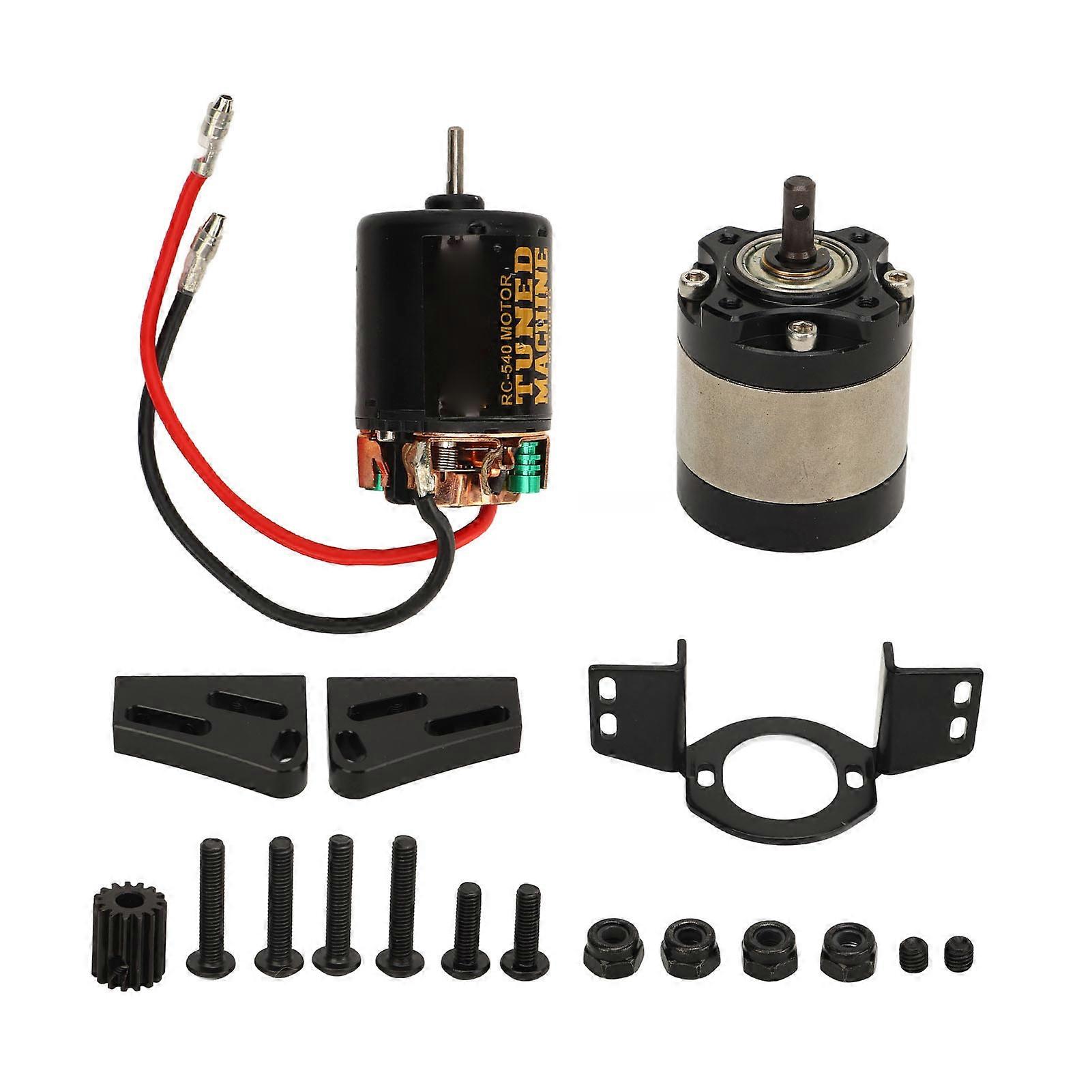 Universal 540 Brushed Motor With 1/5 Deceleration Wave Box Two Way Bearing for 1/10 RC Trial Bike