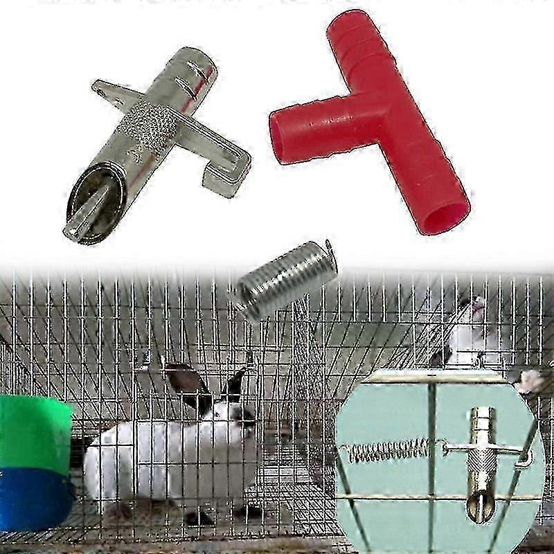 20 Poultry Watering System PCS Automatic Rabbit Water Nipple Drinker Feeder Mouse Rabbit Waterer Bunny Rodent