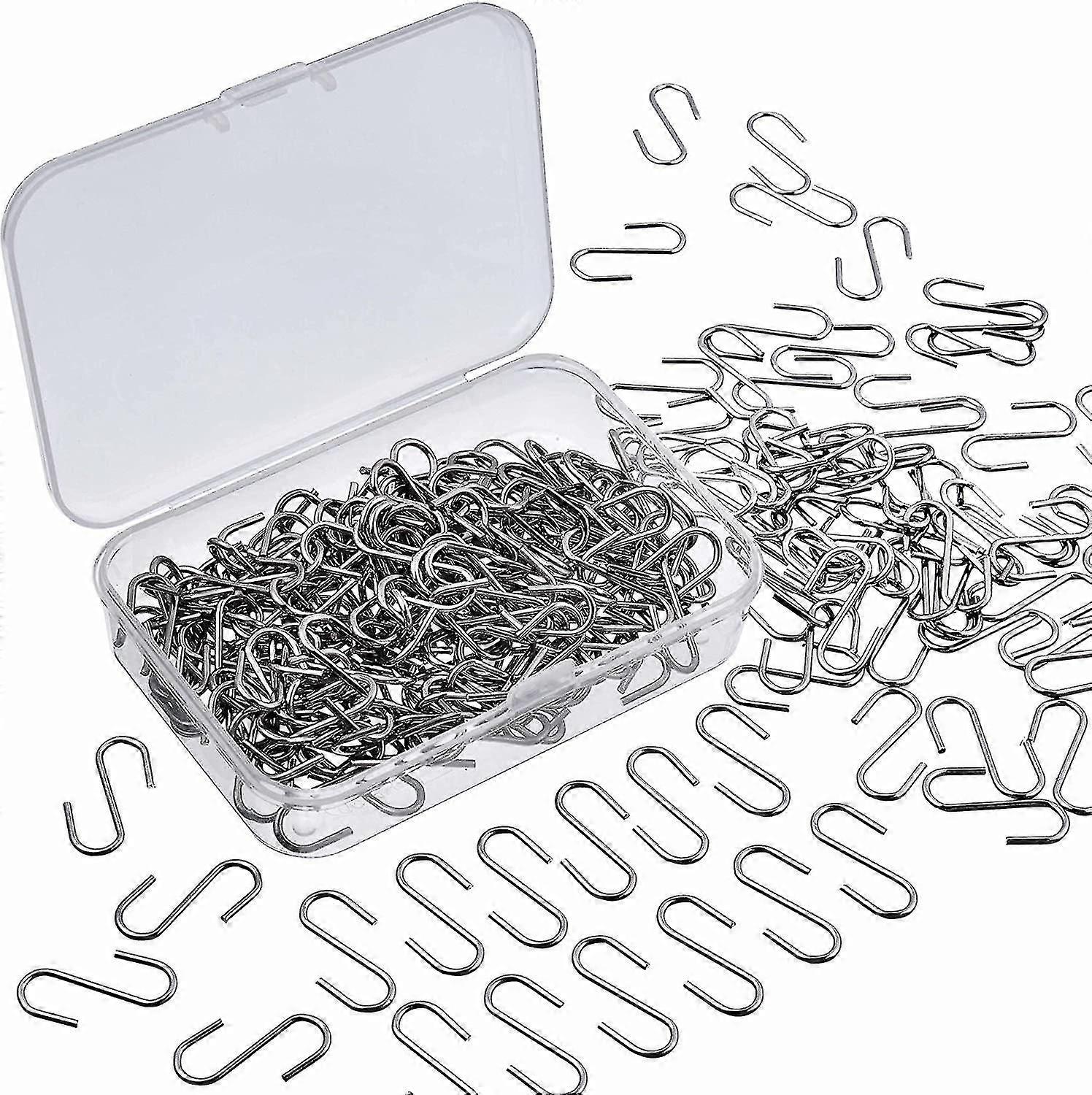 150pcs Metal S Shape Hook Hangers, Mini Connectors for DIY