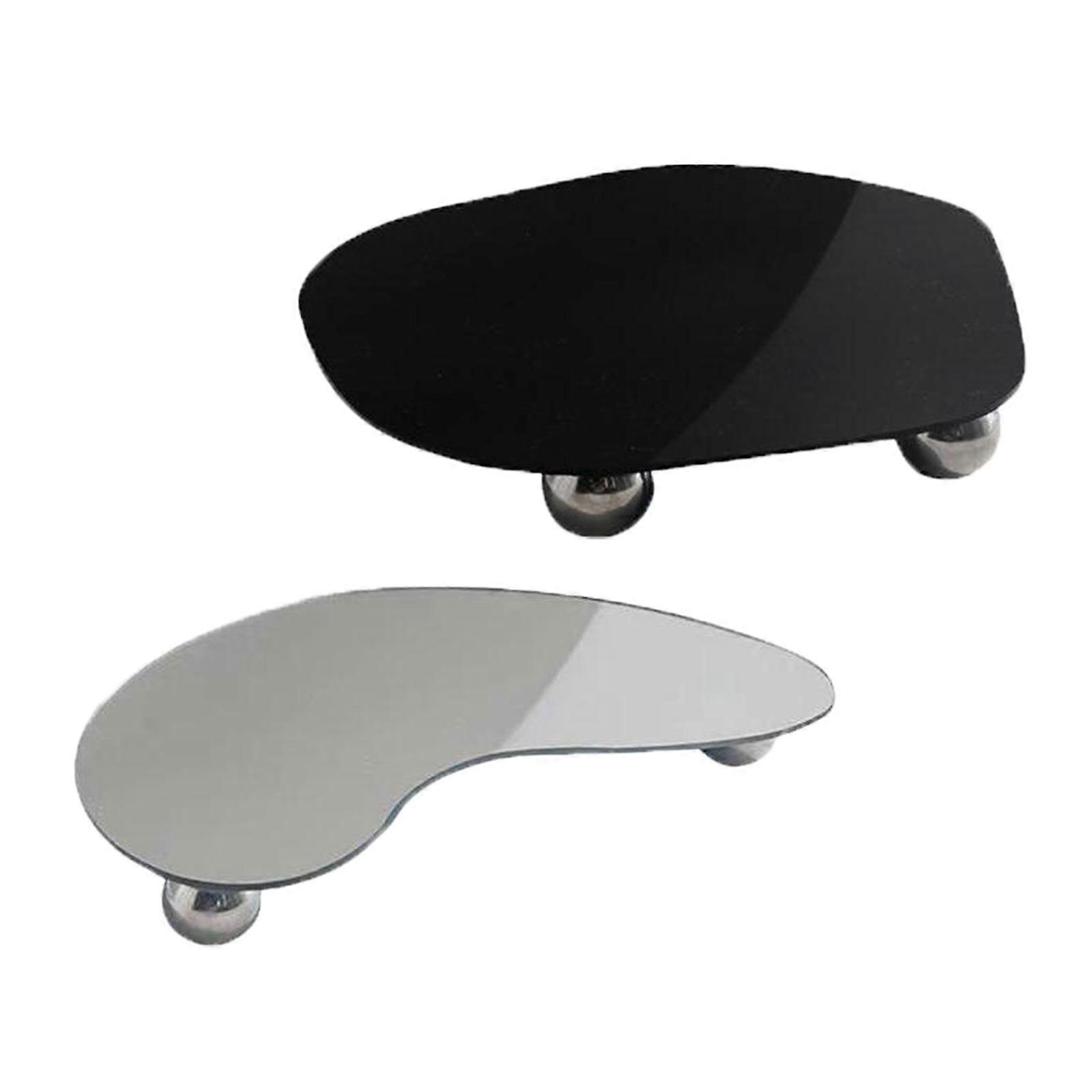 2pcs Vanity Tray Perfume Plates Storage Home Background Cupcake Serving Tray