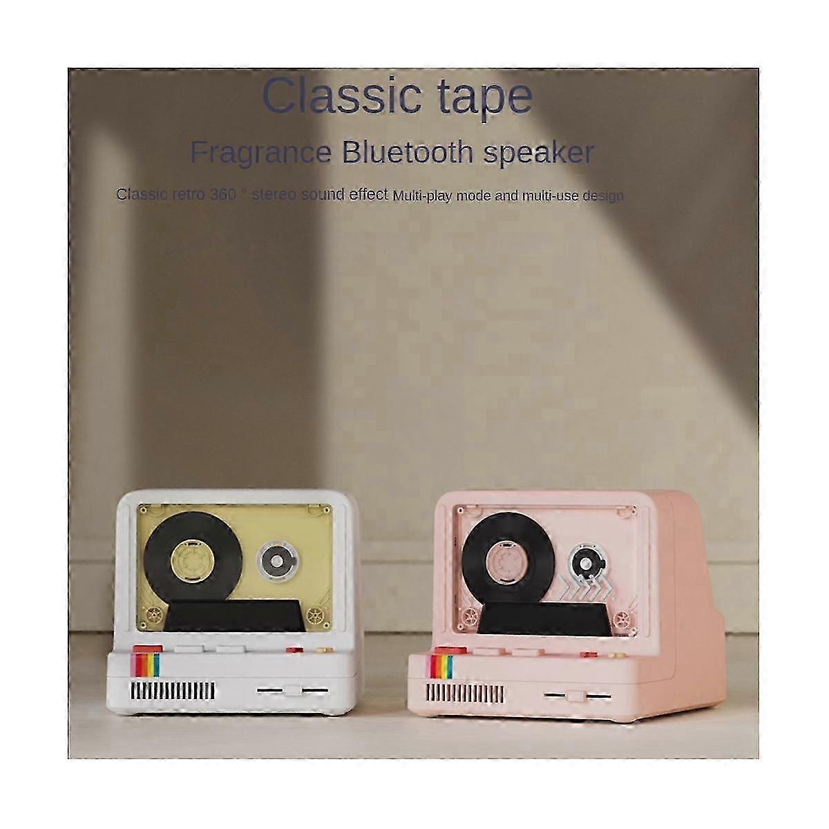 Classic Tape Bluetooth Speaker Retro Convenient Portable Aromatherapy Night Light Multi-Function Mi