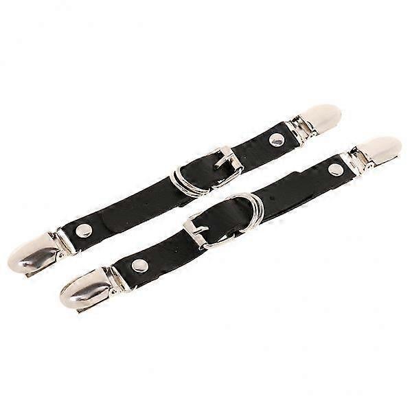 8-10pack בגדי ריקוד נשים חגורת בירית רגל פאנק גות' כתפיות ירך גרביים חגורה שחור