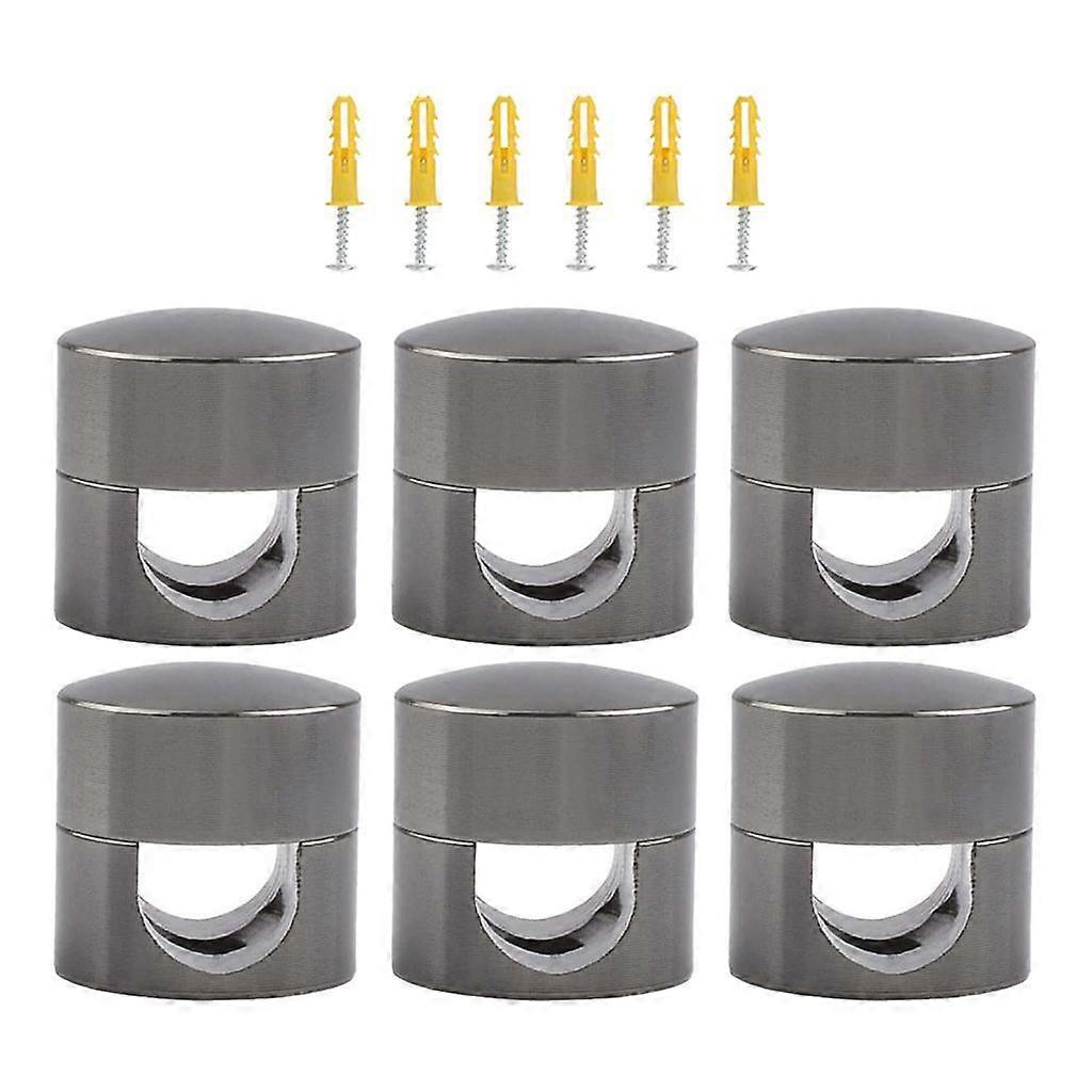 6 Pieces Modern Ceiling Hooks Cable Hook Office Easy Installation Mounting