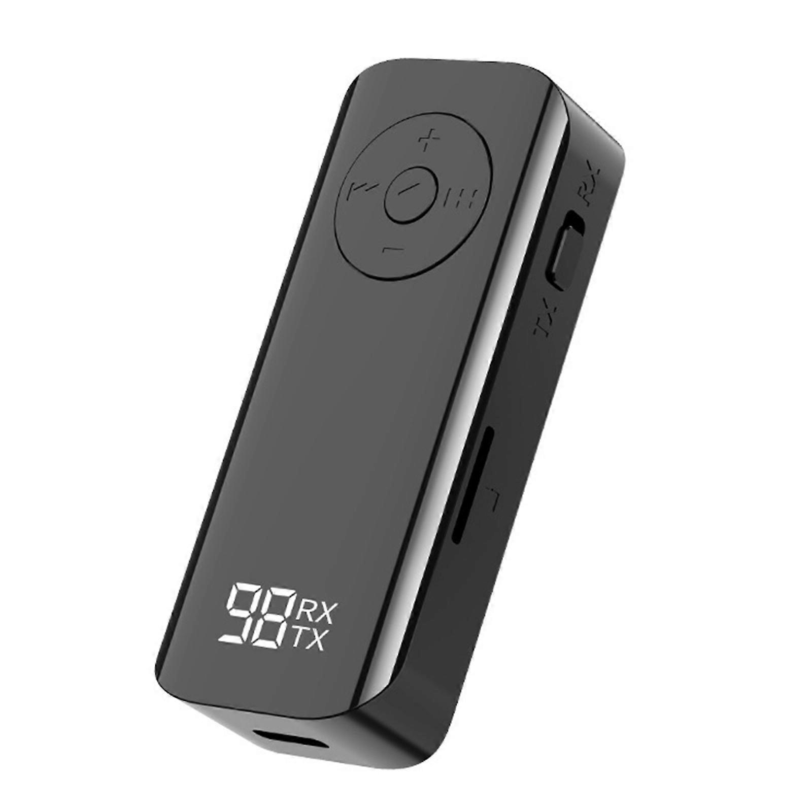 Bluetooth-compatible 5.3 Receiver Transmitters 2in1 Wireless Adapters 3.5mm For Music Earphone Speaker Computer