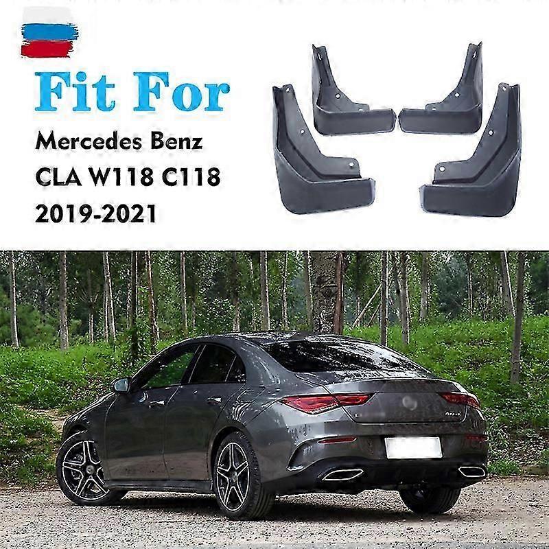 Excellent Mudflaps FOR CLA W118 C118 2019-2022 Mudguards Fender Mud Flap Guard Splash Fenders Car Accessories Auto Styline