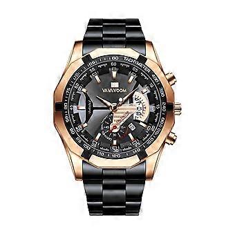 Relojes de cuarzo de moda para hombres Reloj de negocios de caballero de estilo simple diario