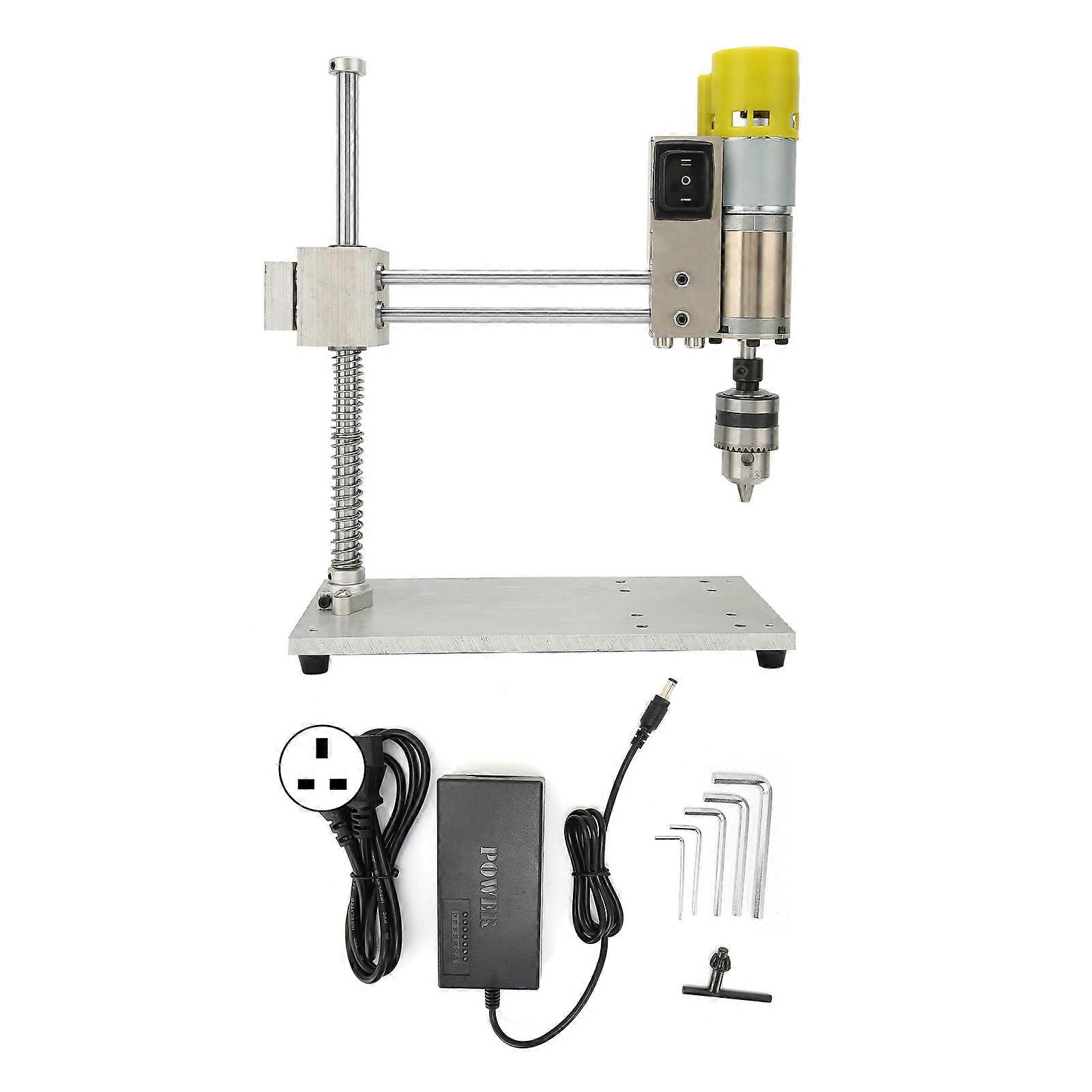 Electric Tapping Machine Manual Desktop Adjustable Speed Drilling Tapper 6000r/min AC 110‑240VUK Plug