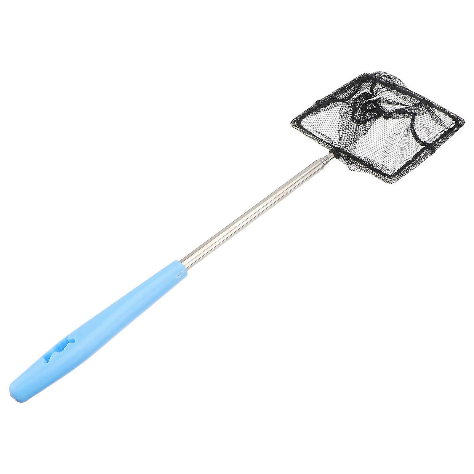 Telescopic Stainless Steel Fish Net for Aquarium Cleaning and Fish Catching – Compact Design for Deep Tanks