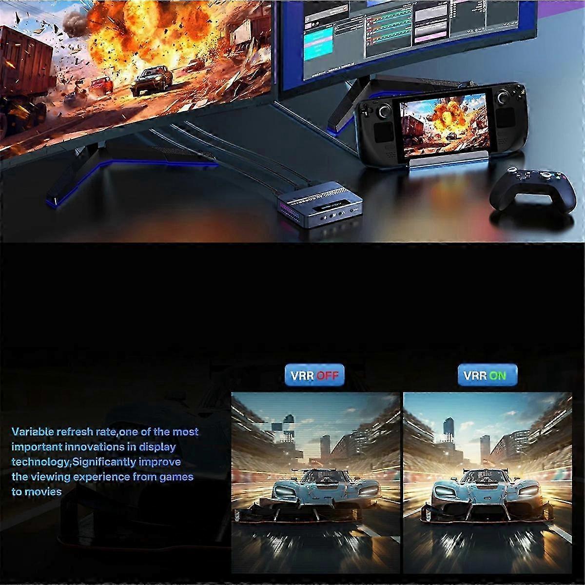 4K 60hz Video Capture Card Hdr10 Rgb 1080p For Game Recording Live Streaming Camera Tablet