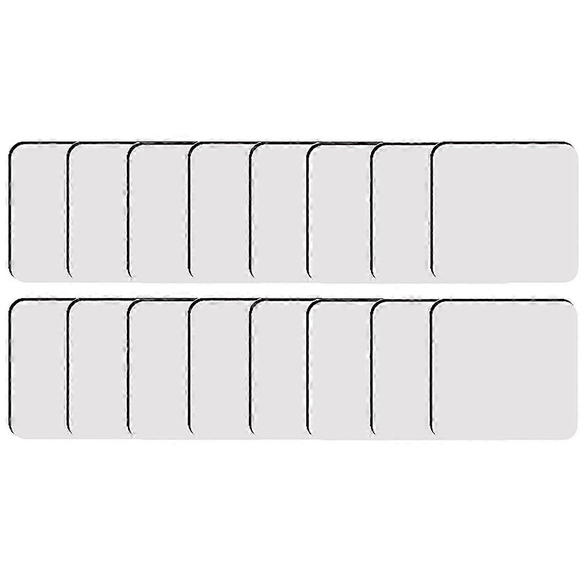 18Pcs Sublimation Square Coaster MDF Blanks Hardboard Cork Coasters