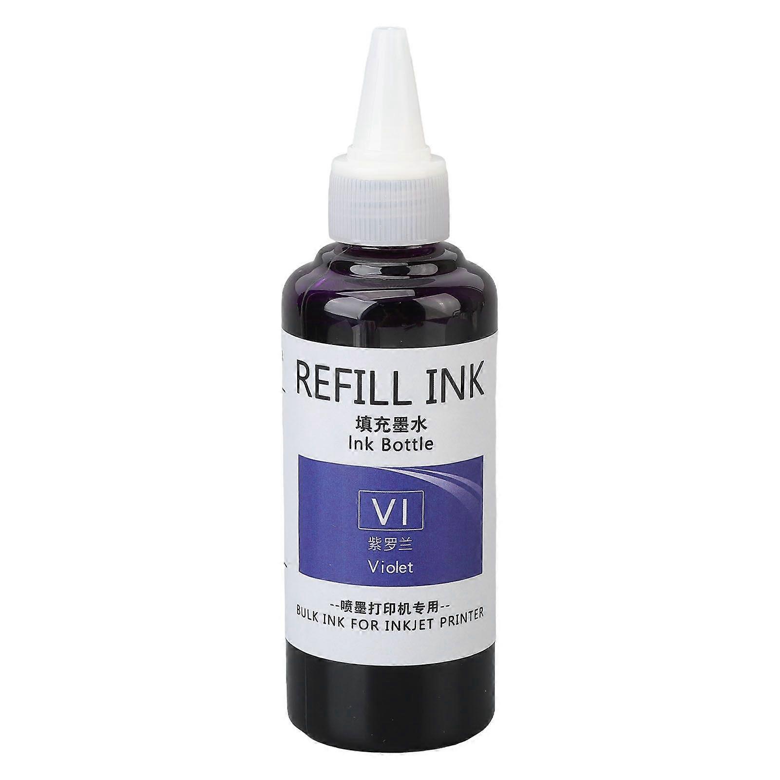 2025 Latest Model Stamp Refill Ink 100ml High Adhesion Quick Drying Colorfast