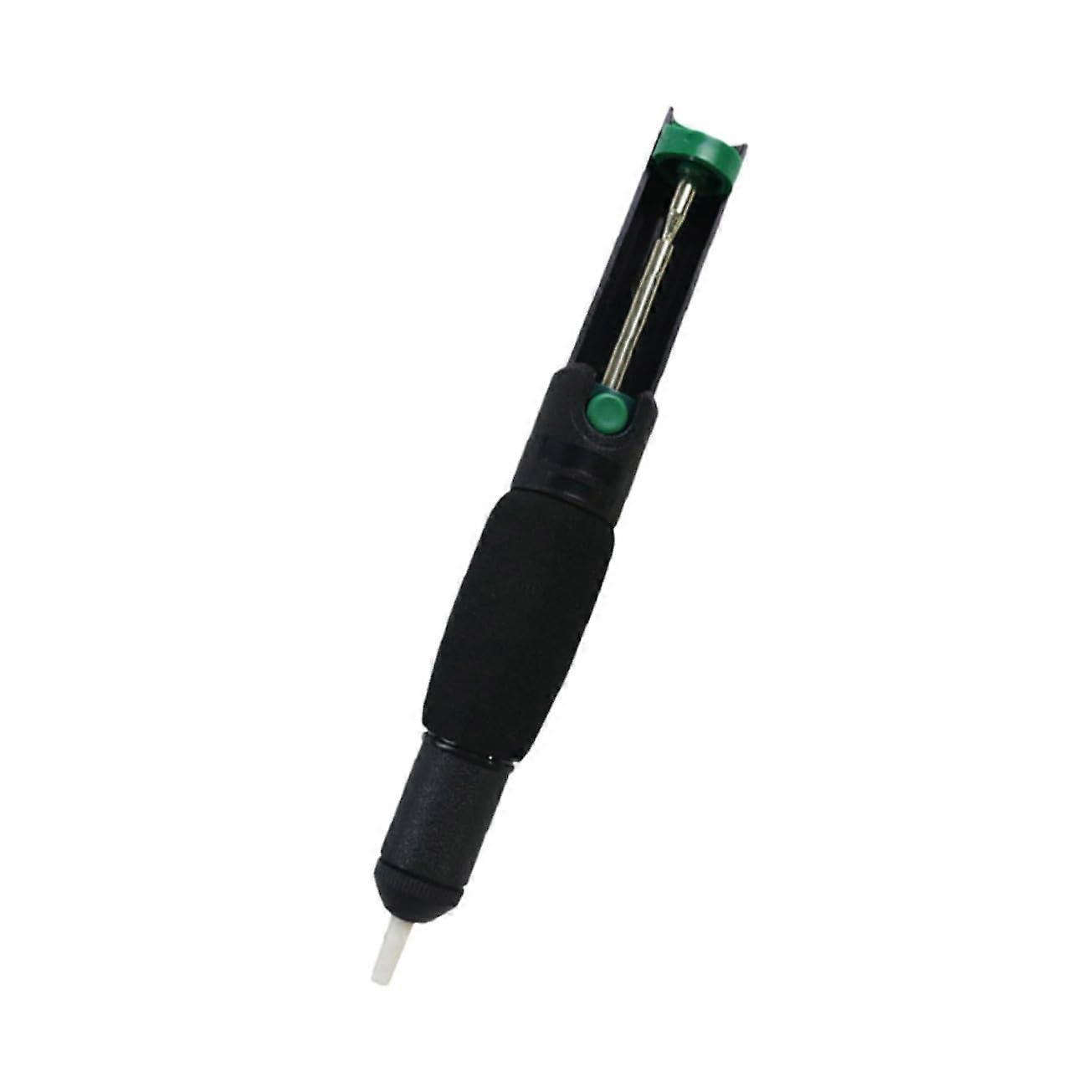 Soldering Sucker Strong Tin Extractor Desoldering Vacuum Pump Tool Black for PCB Repair and Electronics Fixing