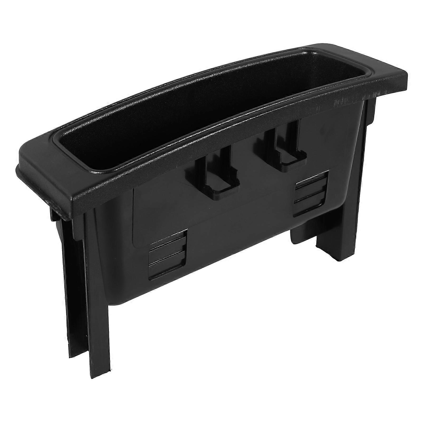 Car Organizer Center Console Storage Solution Automotive Insert Storage Container Rectangular Black 1Pack