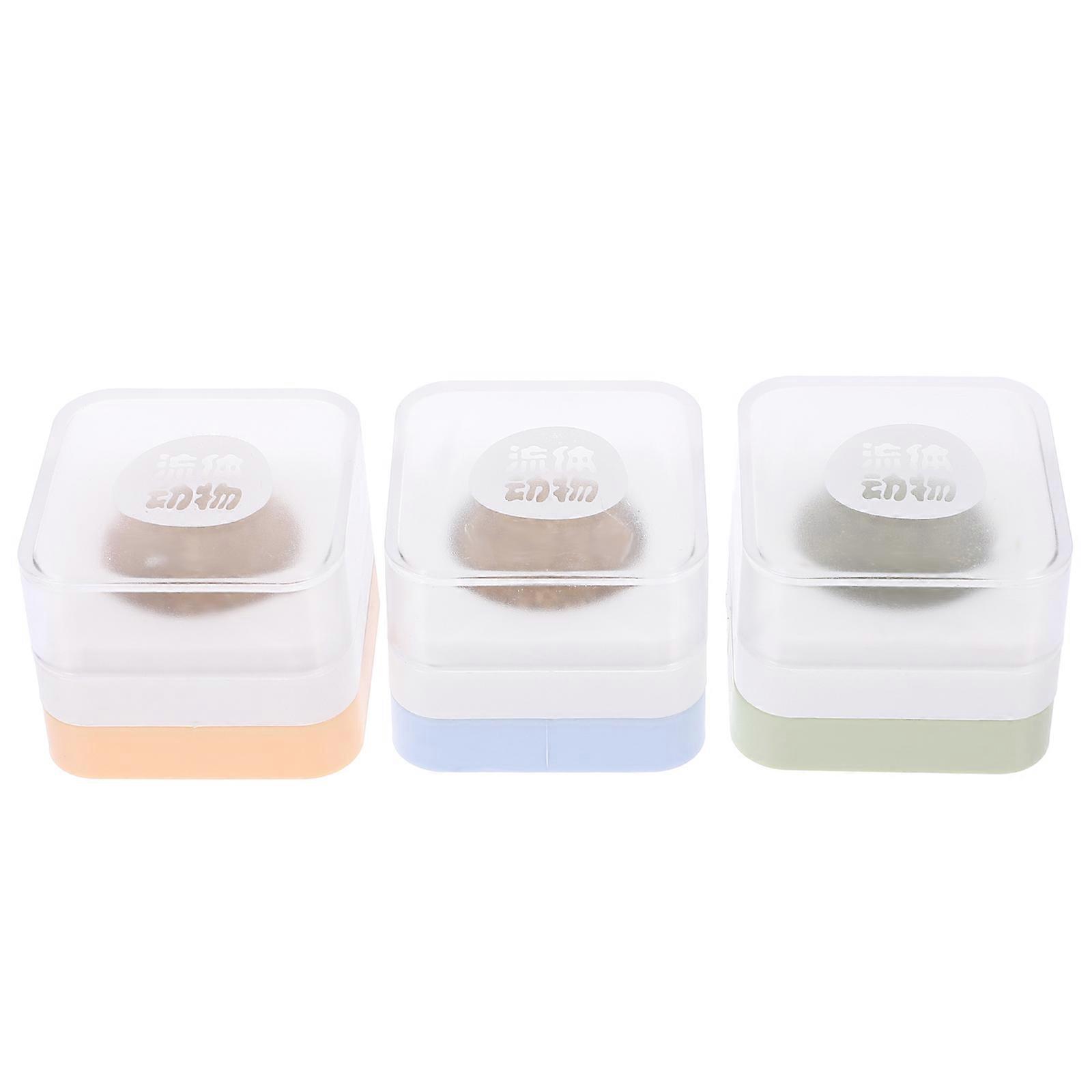 Interactive Cat Toy Rotating Chewing Plaything Blue For Kitten Cleaning 3Pcs