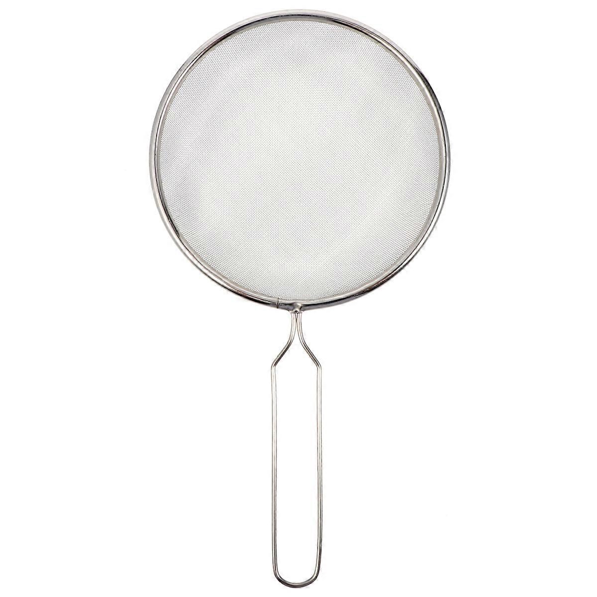 Reptile Cleaning Scoop Sieve Filter for Reptile Enthusiasts 26x14cm Silver Wire 1Set