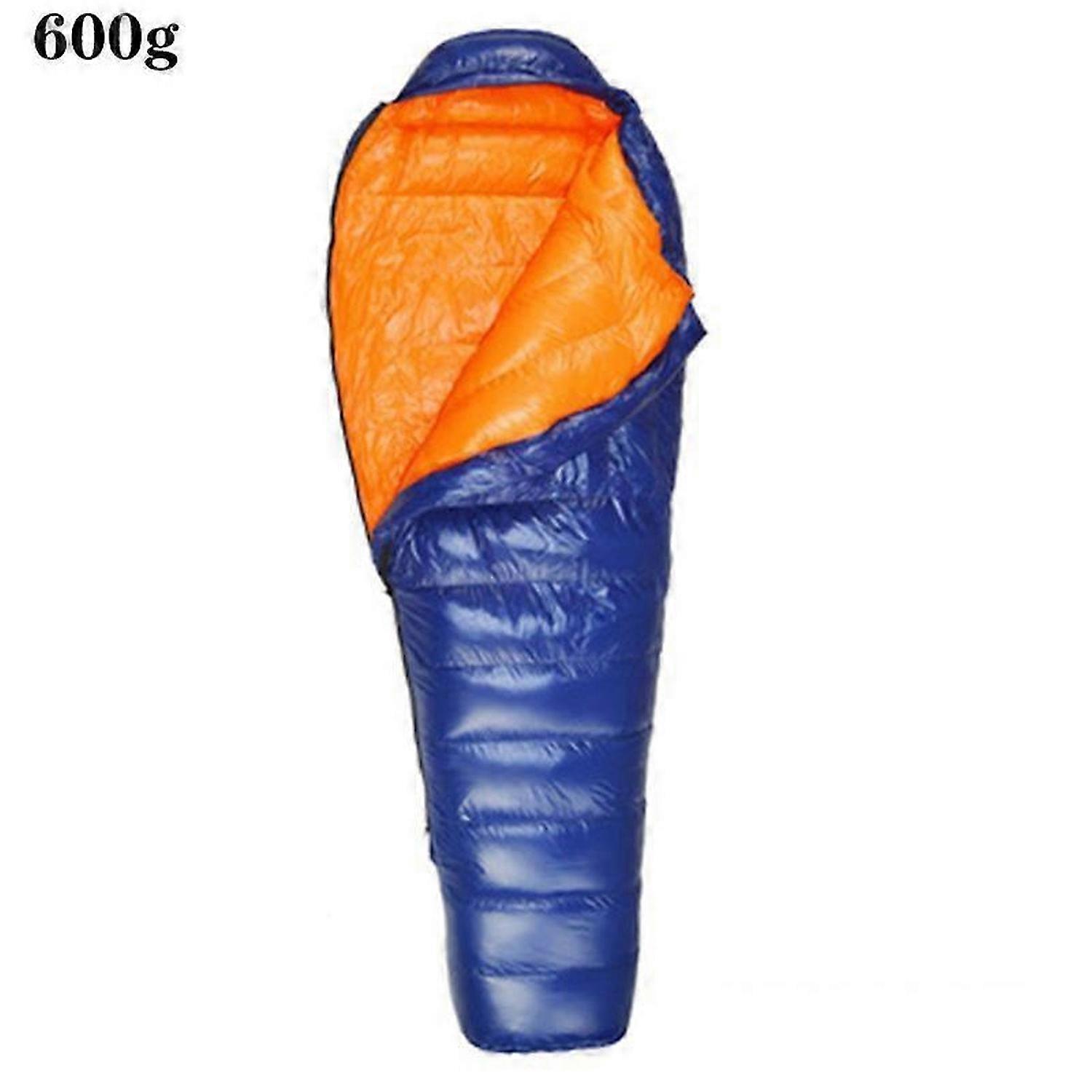 كيس نوم مومياء أوزة خفيف الوزن 4 مواسم مقاوم للماء للبالغين كيس نوم للتخييم لتسلق الجبال ، 50x210 سم