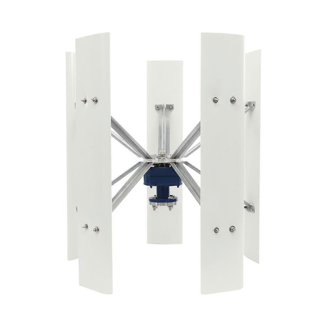 100W 5-blade 12V/24V Wind Turbine Generator DN25 w/ Controller and Automatic Wind Direction Adjustment Function