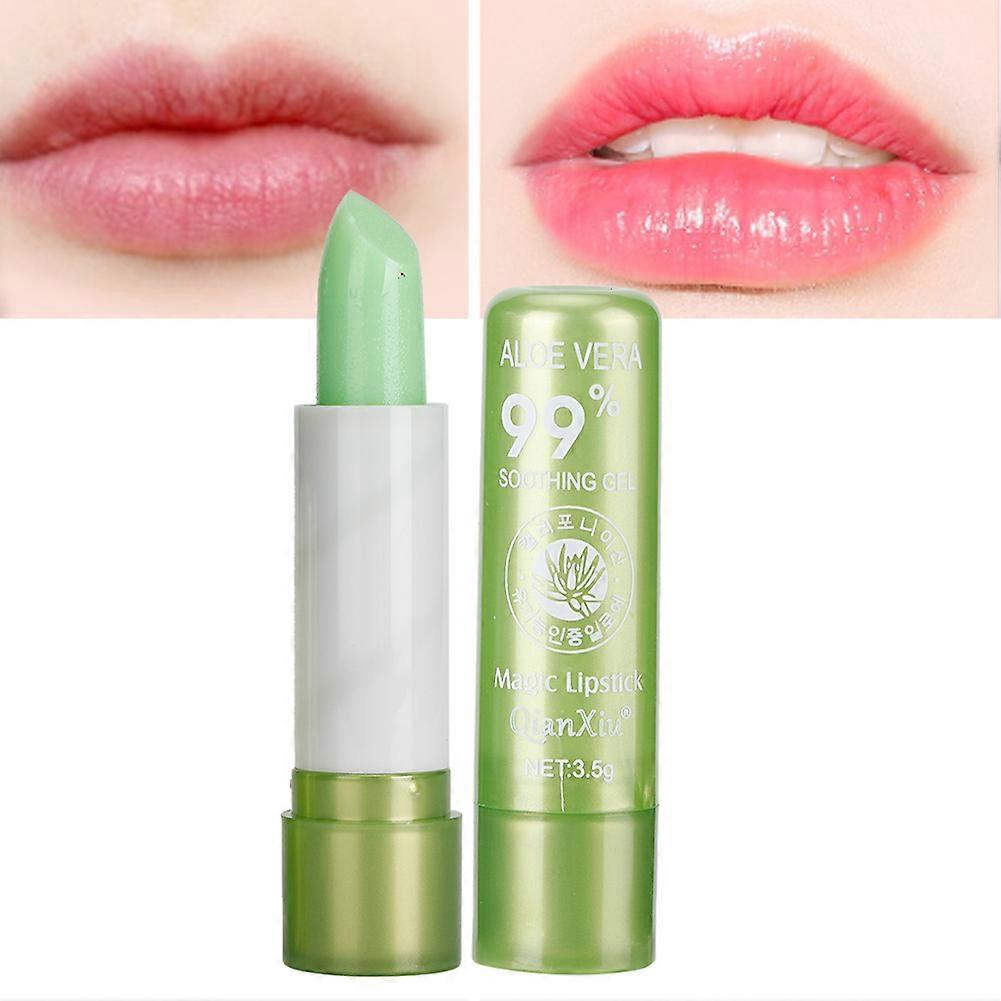 Aloe Vera Moisturizing Lip Balm Color Changing Lip Gloss Beauty Tool