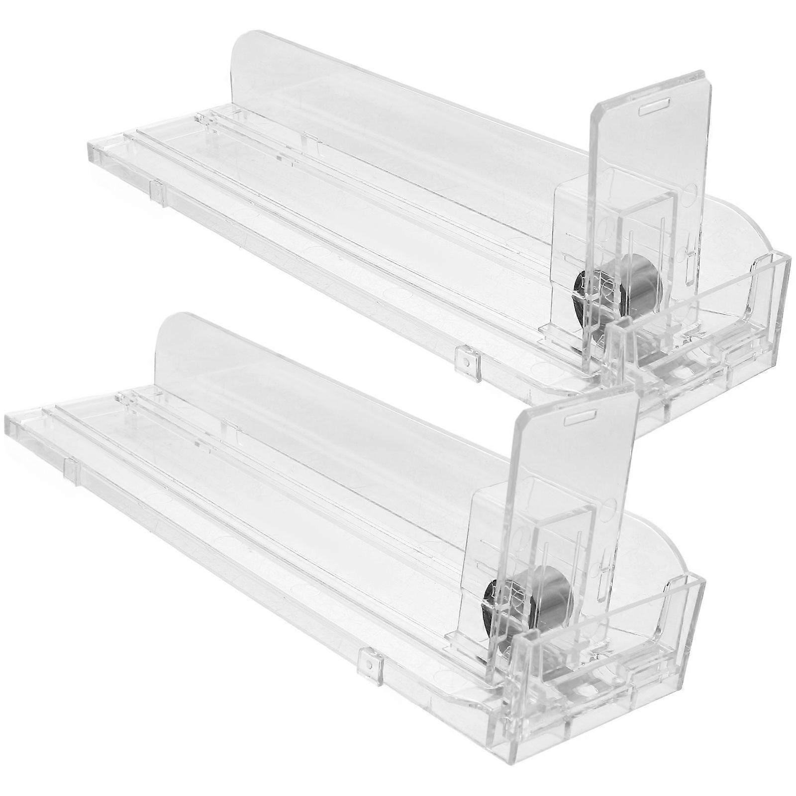2Pcs Shop Cigarette Showcase Candy Display Case Auto Cigarette Rack Cigarette Display Case
