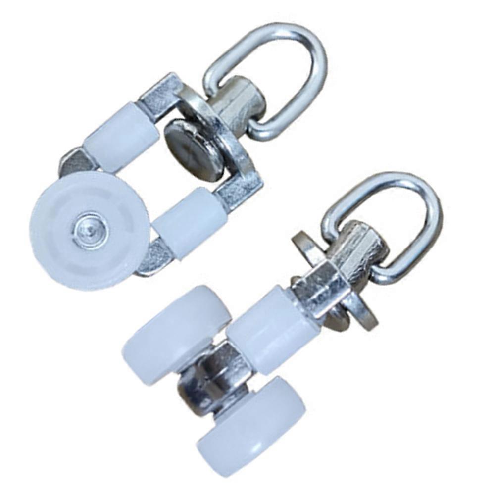Curtain Track Roller Double Wheel Gliders for Curtain 20Pcs Set