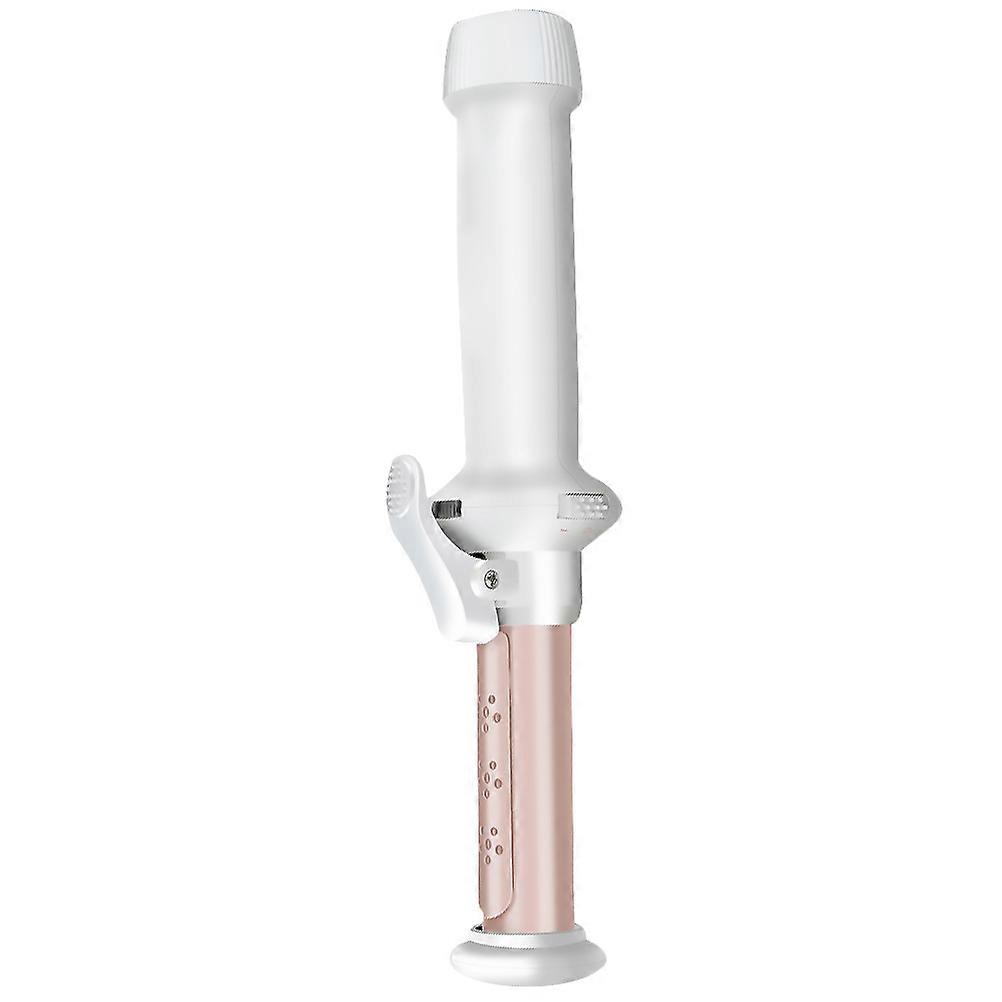 Wand Curling Iron Portable Wireless Ceramic Round for Short Hair 1Pcs