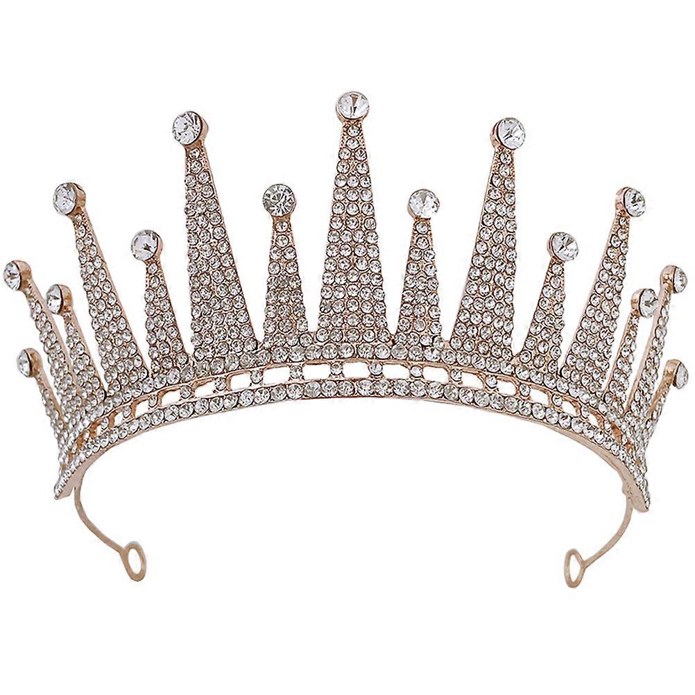 Here's a polished and engaging product description for your **Rhinestone Bridal Tiara Headpiece with Pearls**:
✨ **Elegant Rhinestone Bridal