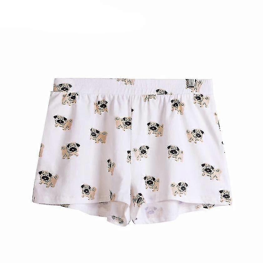 Trykt søt søvn bunner, strikking bomull pyjamas shorts