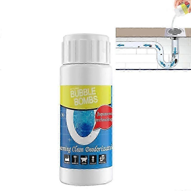1-3 stk Drain Away Unblocker Cleaner Baderom Dusjvask Block Block Remover Powder