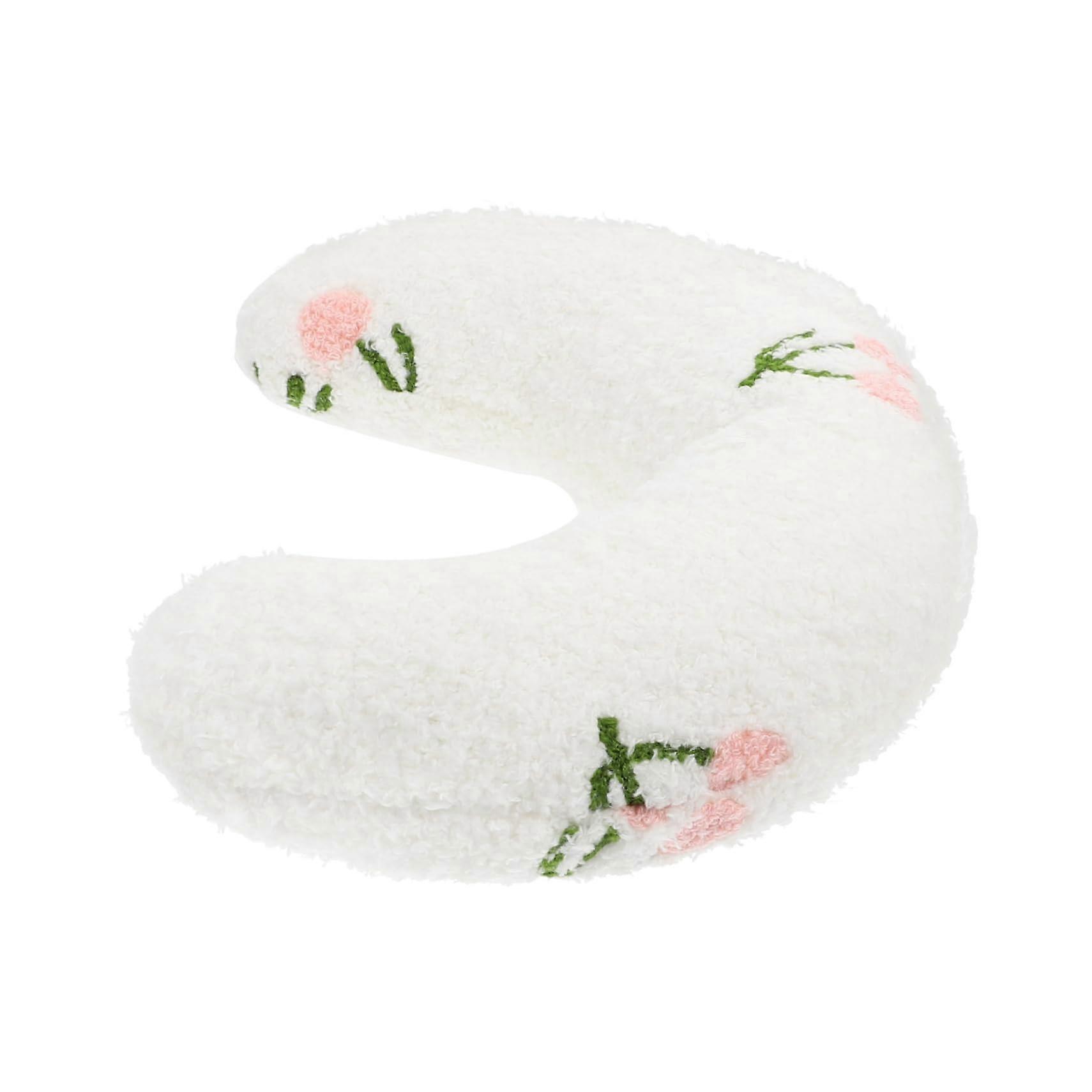 Ushaped pet pillow, breathable napping pillow with neck support, comfortable sleeping pillow for cats, promotes deep sleep and comfort.