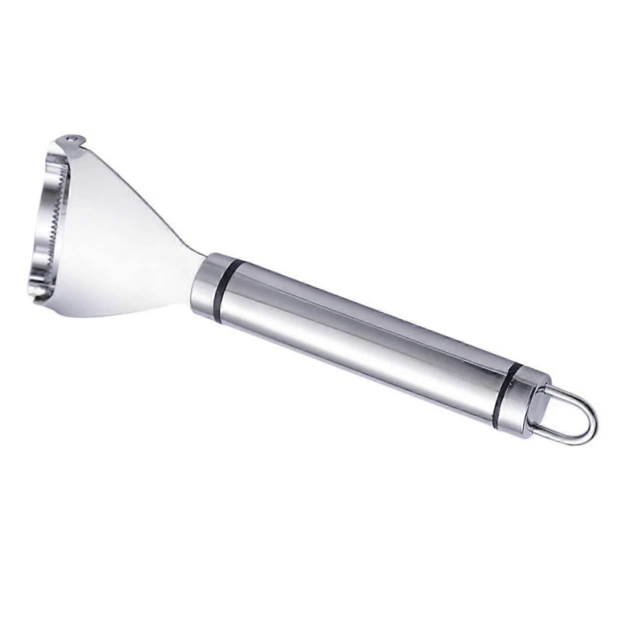Corn peeler with ergonomic handle tool for easy removal of corn kernels for reusable and easy to clean