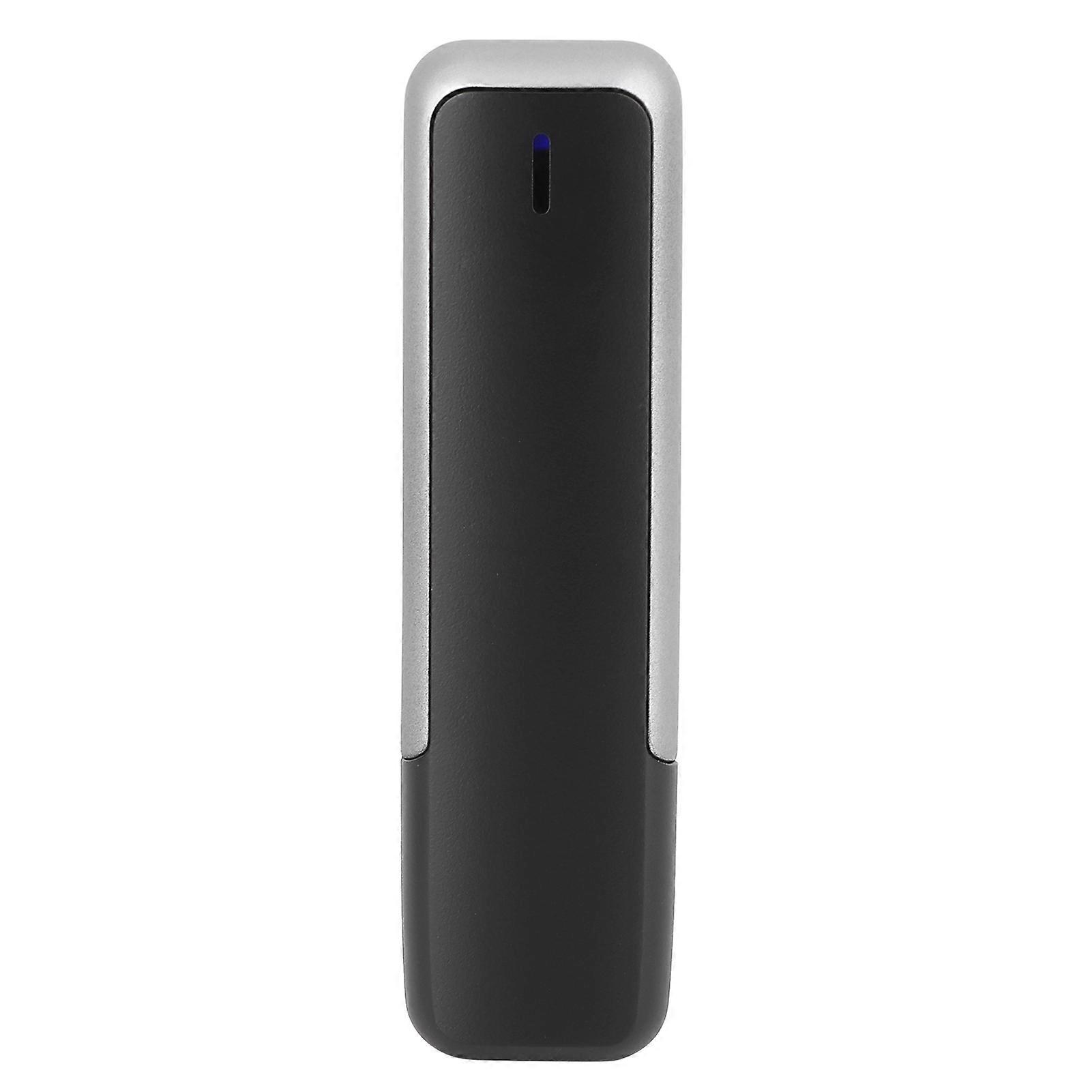 Portable Breathalyzer LCD Display Wine Tester Drunk Driving Analyzer Blow Detector CSY‑006Black
