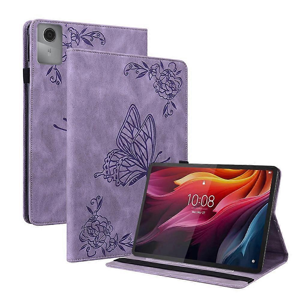 For Lenovo Idea Tab (TB336ZU TB336FU) Xiaoxin Pad 11 2025 Case Butterfly Flower Imprint PU Leather T