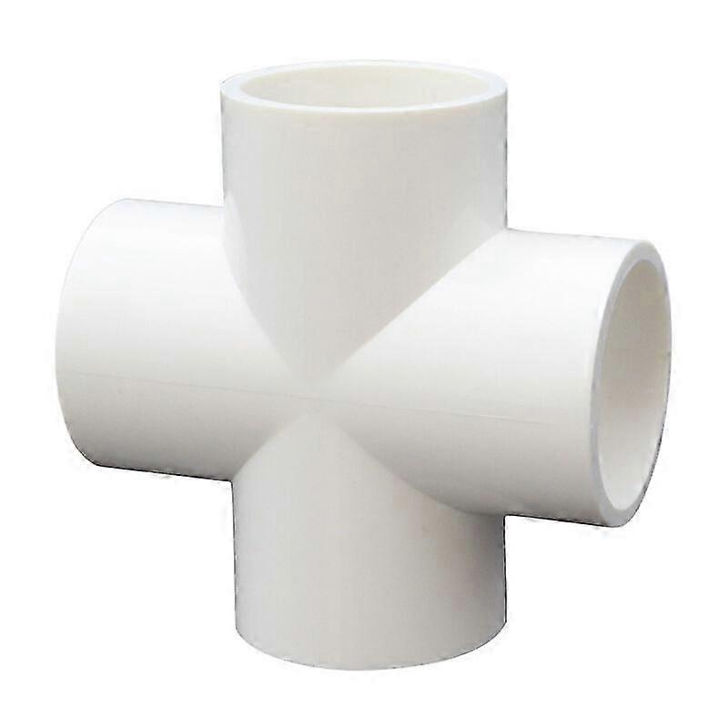 10 件 PVC 4 路十字,用于建筑重型温室框架家具连接器 32 毫米
