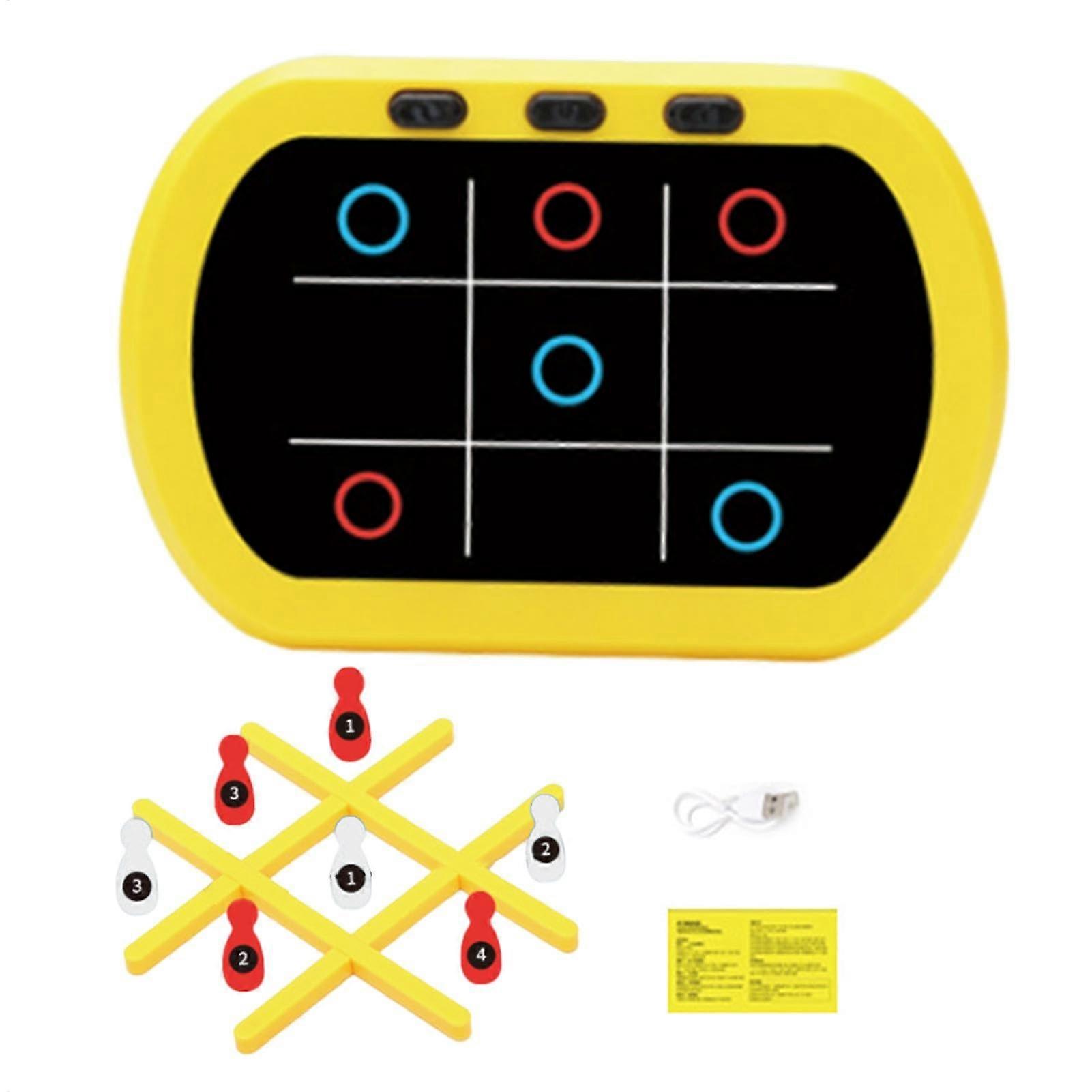 Electric Puzzle Game Handheld - 5-in-1 Educational Board Games for Kids, Table Brain Teasers for Road Trips