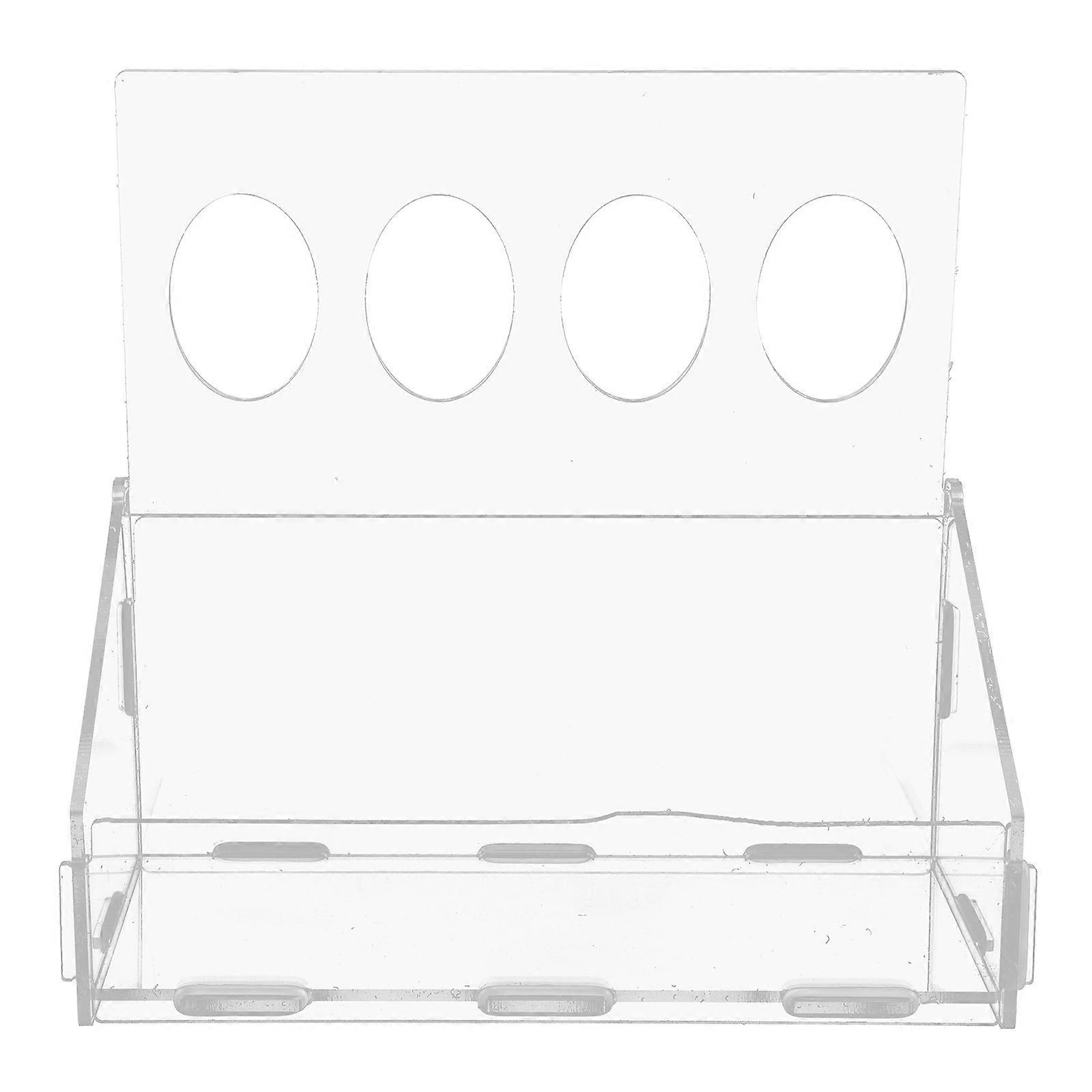 Feeder for Chicks Quail Feeder Wear Resistance Bite Resistance Easy to Clean 1Set