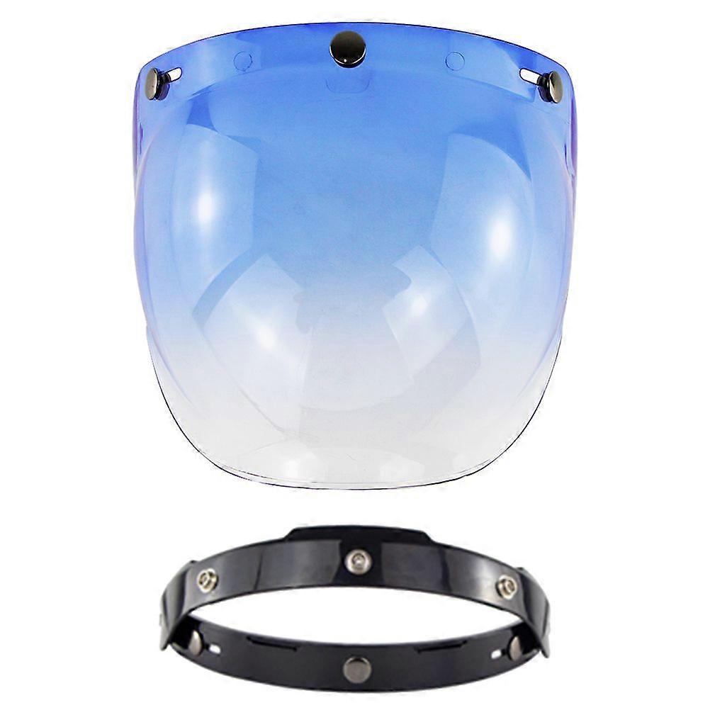 Open Face Helmet Visor Motorcycle Helmet Bubble Visor Bubble Shield Motorcycle Helmets AccessorieYMQX)