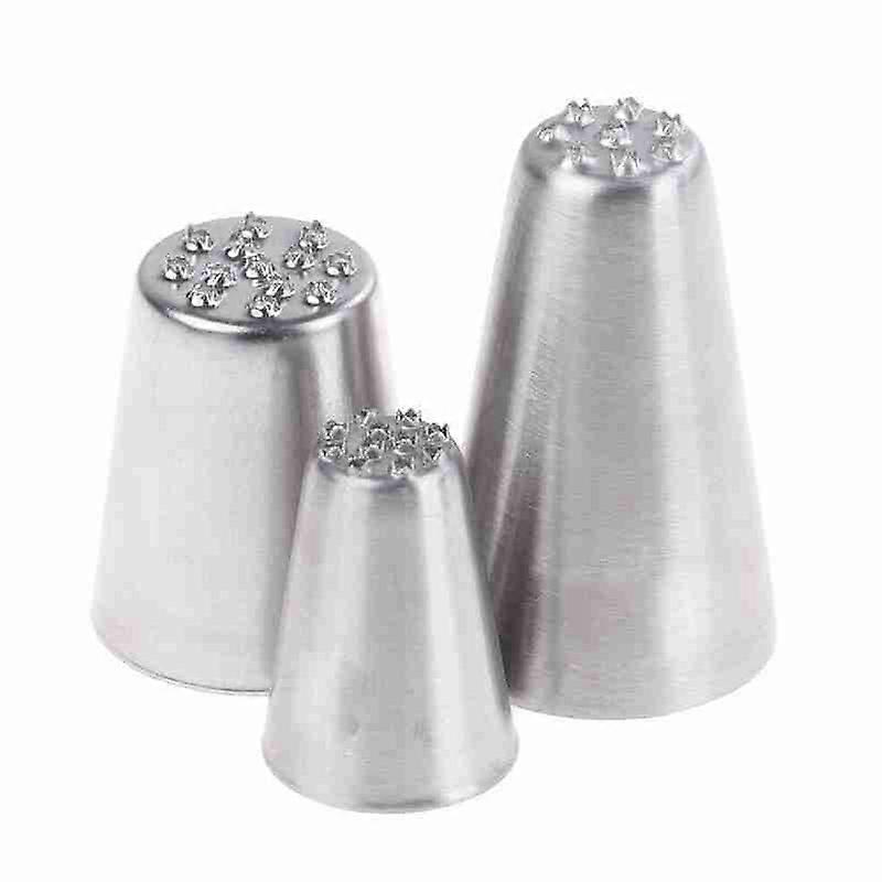 Set of 3 Grass Tip Piping Nozzles For Cake and Decorating- J8W4